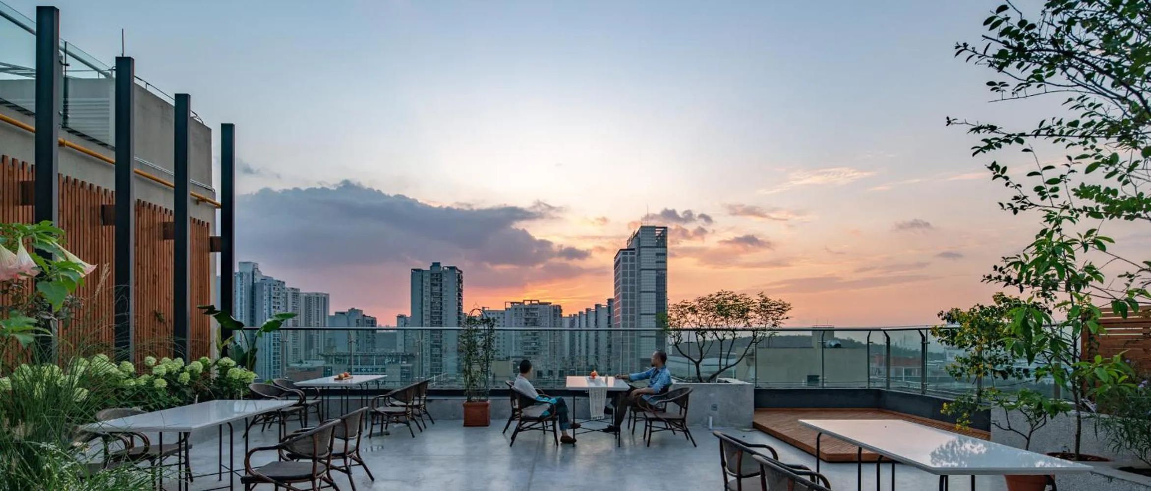Balcony/Terrace in Wuyu Hotel - Chongqing Jiangbei Airport & Light Rail