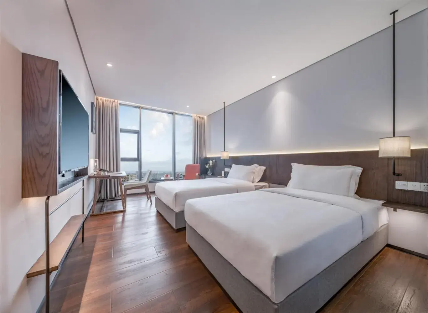 Superior Twin Room in Wuyu Hotel - Chongqing Jiangbei Airport & Light Rail Superior Twin Room in Wuyu Hotel - Chongqing Jiangbei Airport & Light Rail