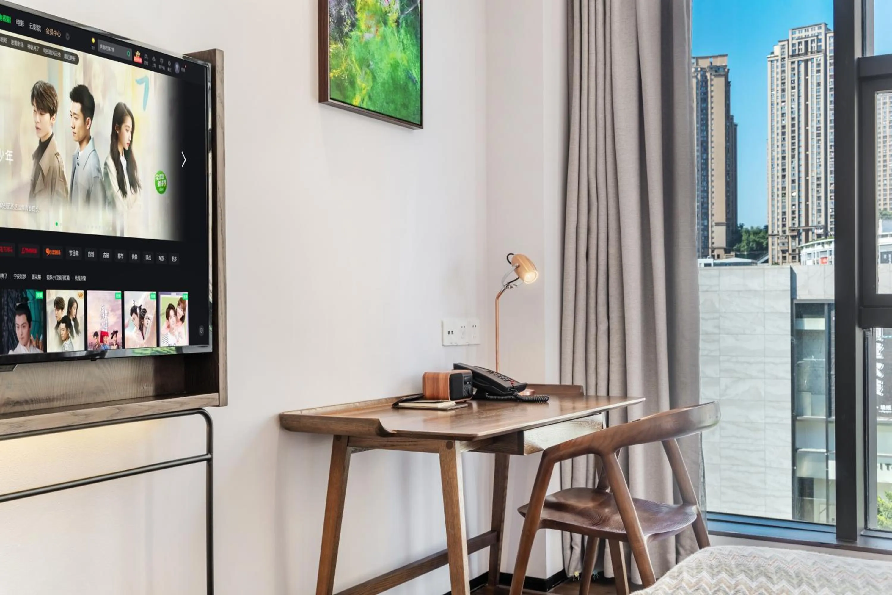 TV and multimedia in Wuyu Hotel - Chongqing Jiangbei Airport & Light Rail