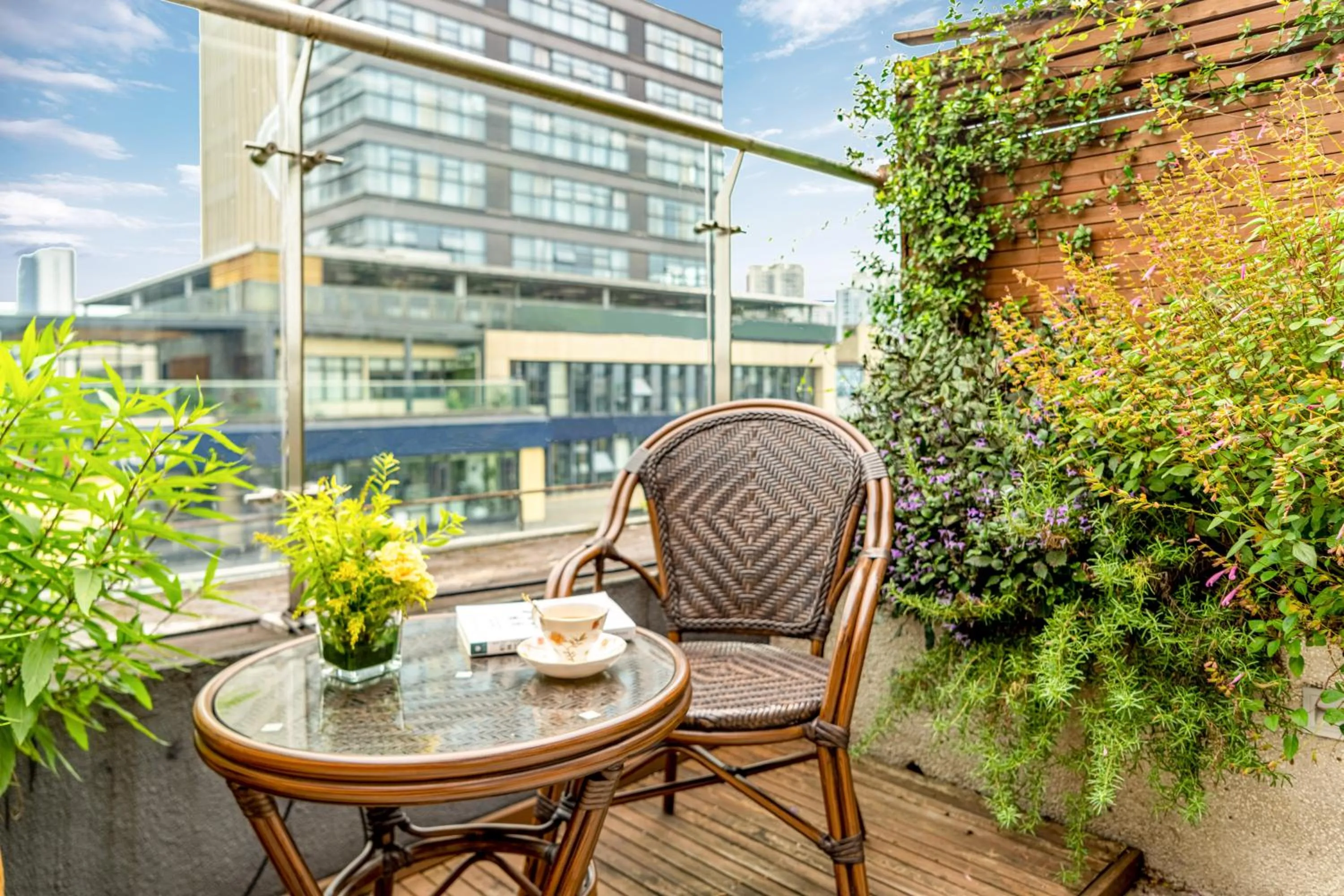 Balcony/Terrace in Wuyu Hotel - Chongqing Jiangbei Airport & Light Rail