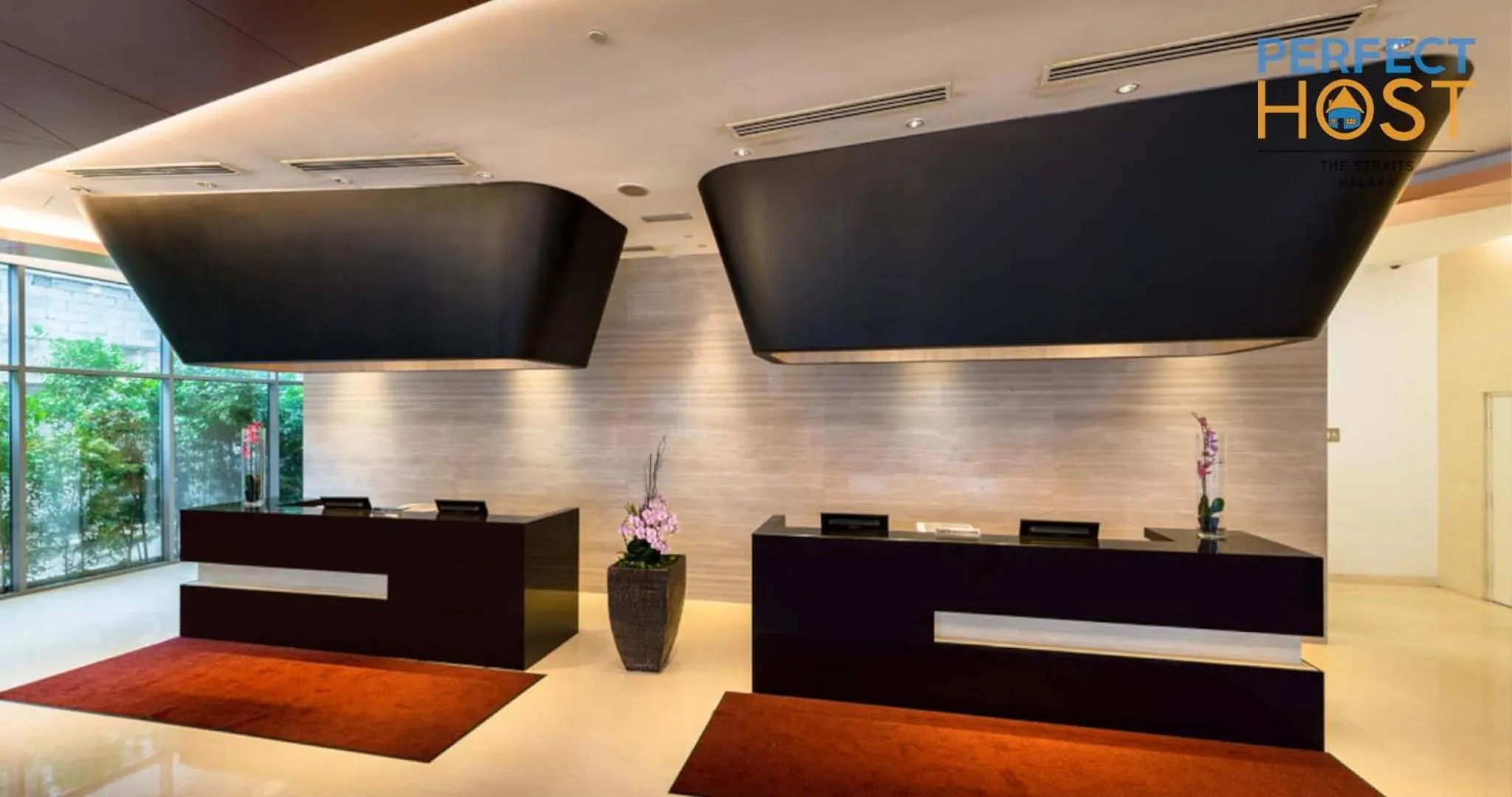 Lobby or reception in The Straits Melaka by Perfect Host