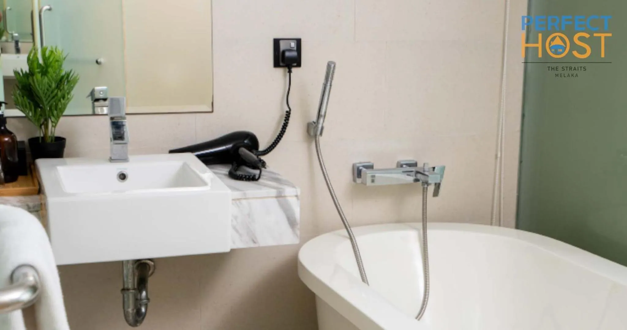 Bathroom in The Straits Melaka by Perfect Host