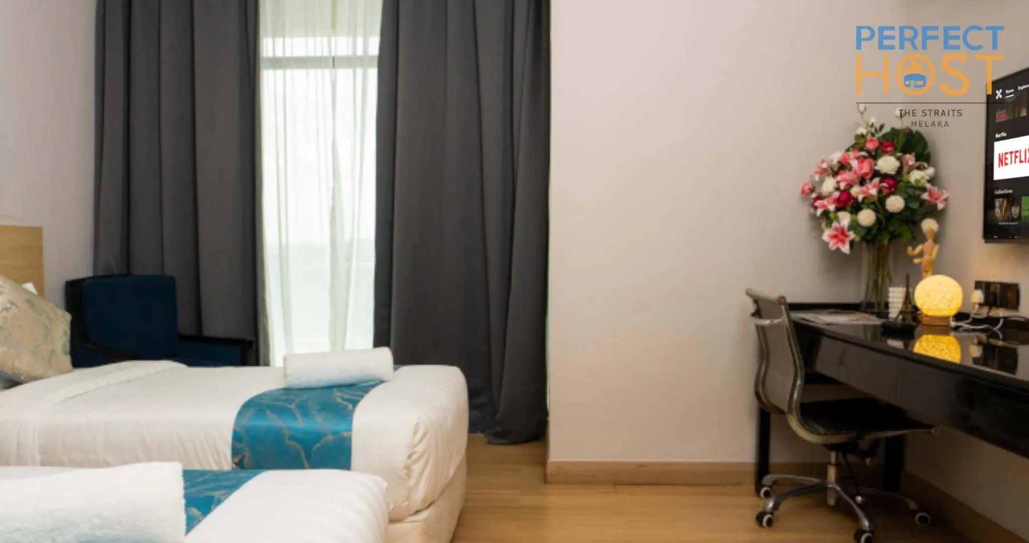 Bed in The Straits Melaka by Perfect Host