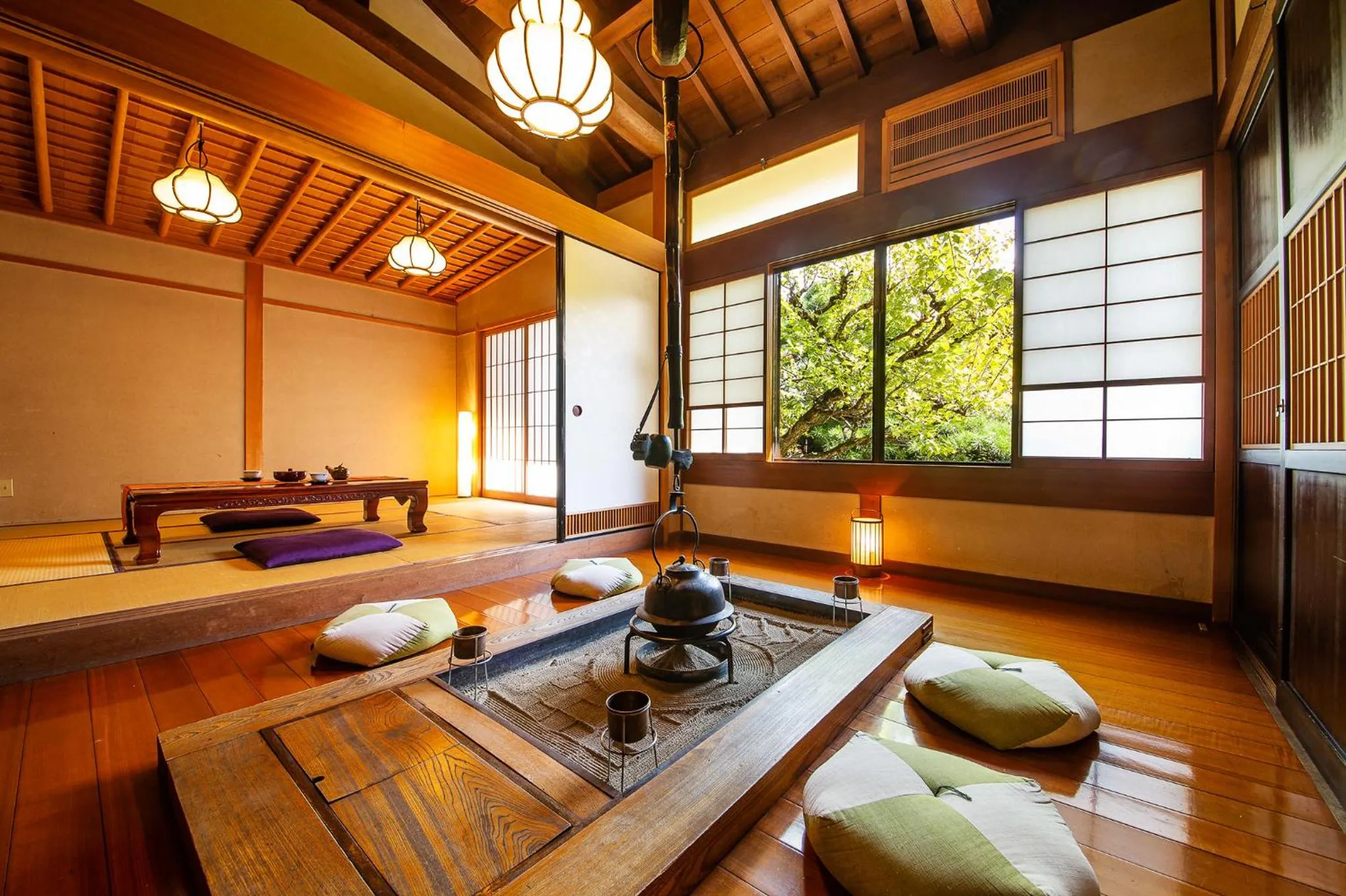 Living room in Ryoutei Ryokan Yasui