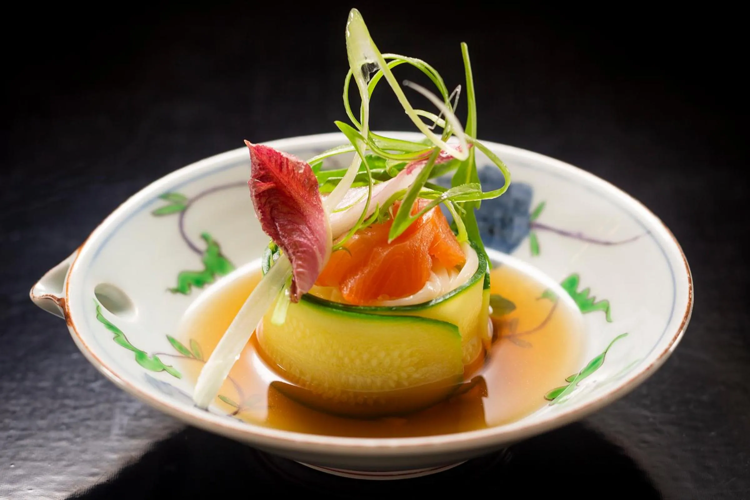 Food close-up in Ryoutei Ryokan Yasui