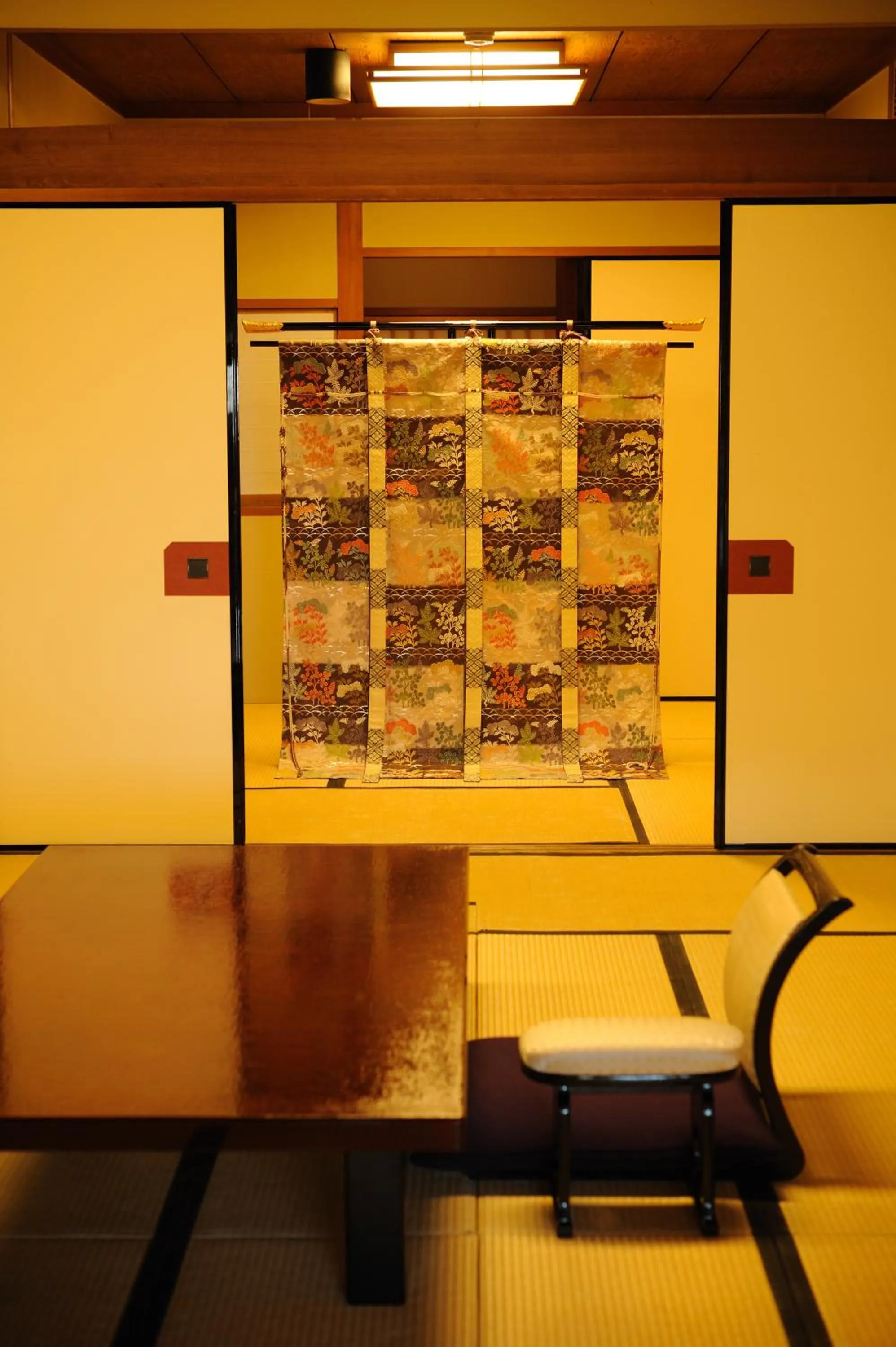 Decorative detail in Ryoutei Ryokan Yasui