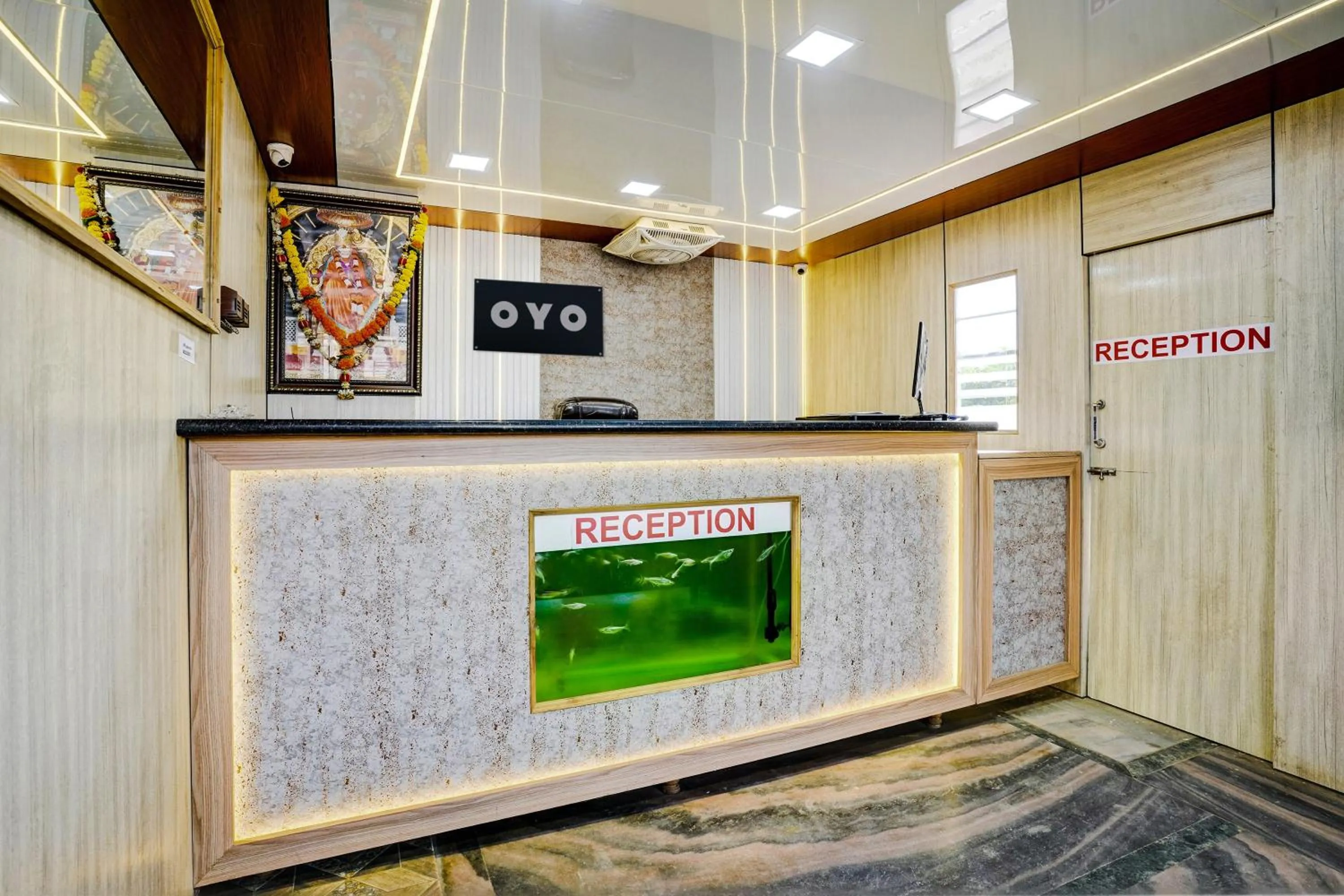 Lobby or reception in Hotel O Shree Sai Residency