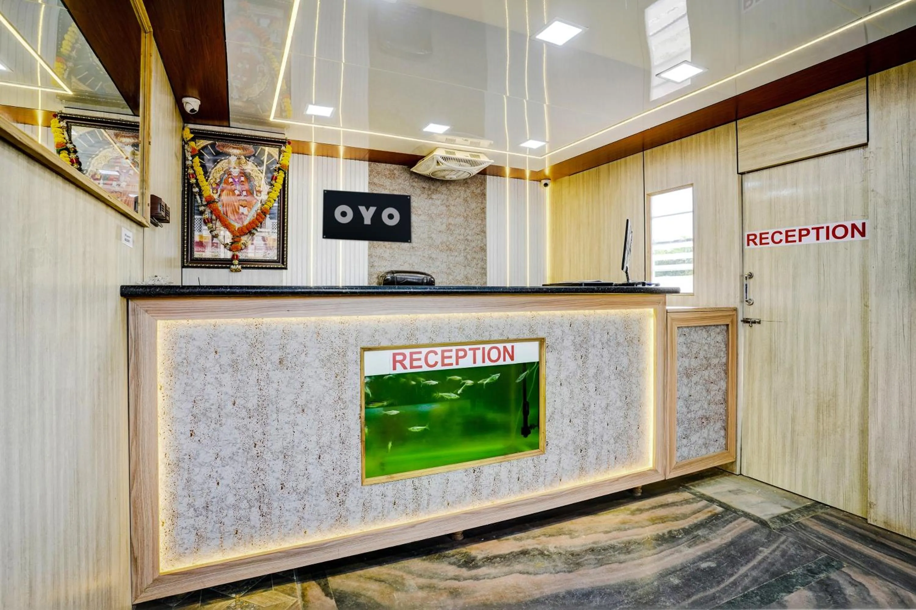 Lobby or reception in Hotel O Shree Sai Residency