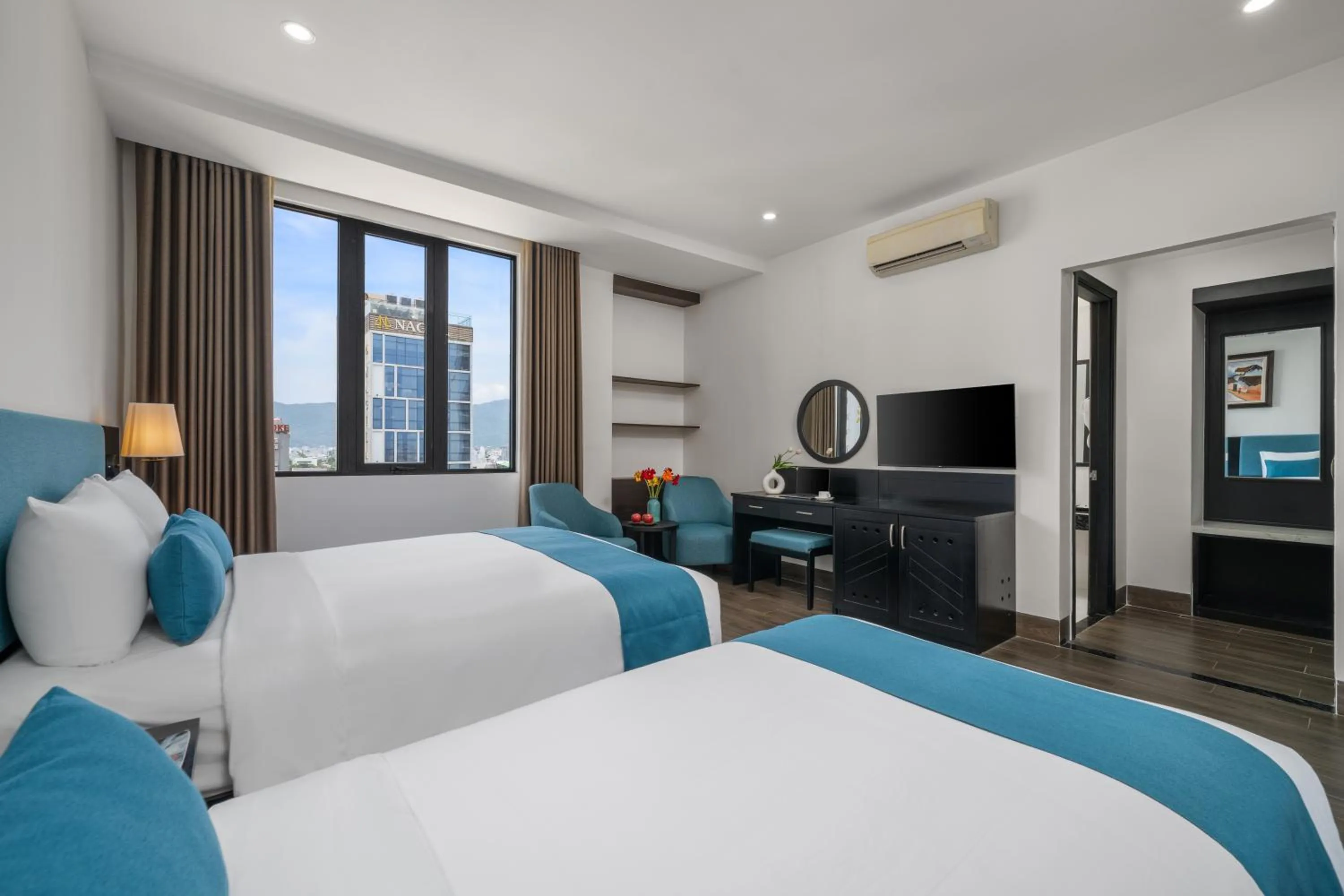 Photo of the whole room, Bed in ViAn Hotel And Spa Danang