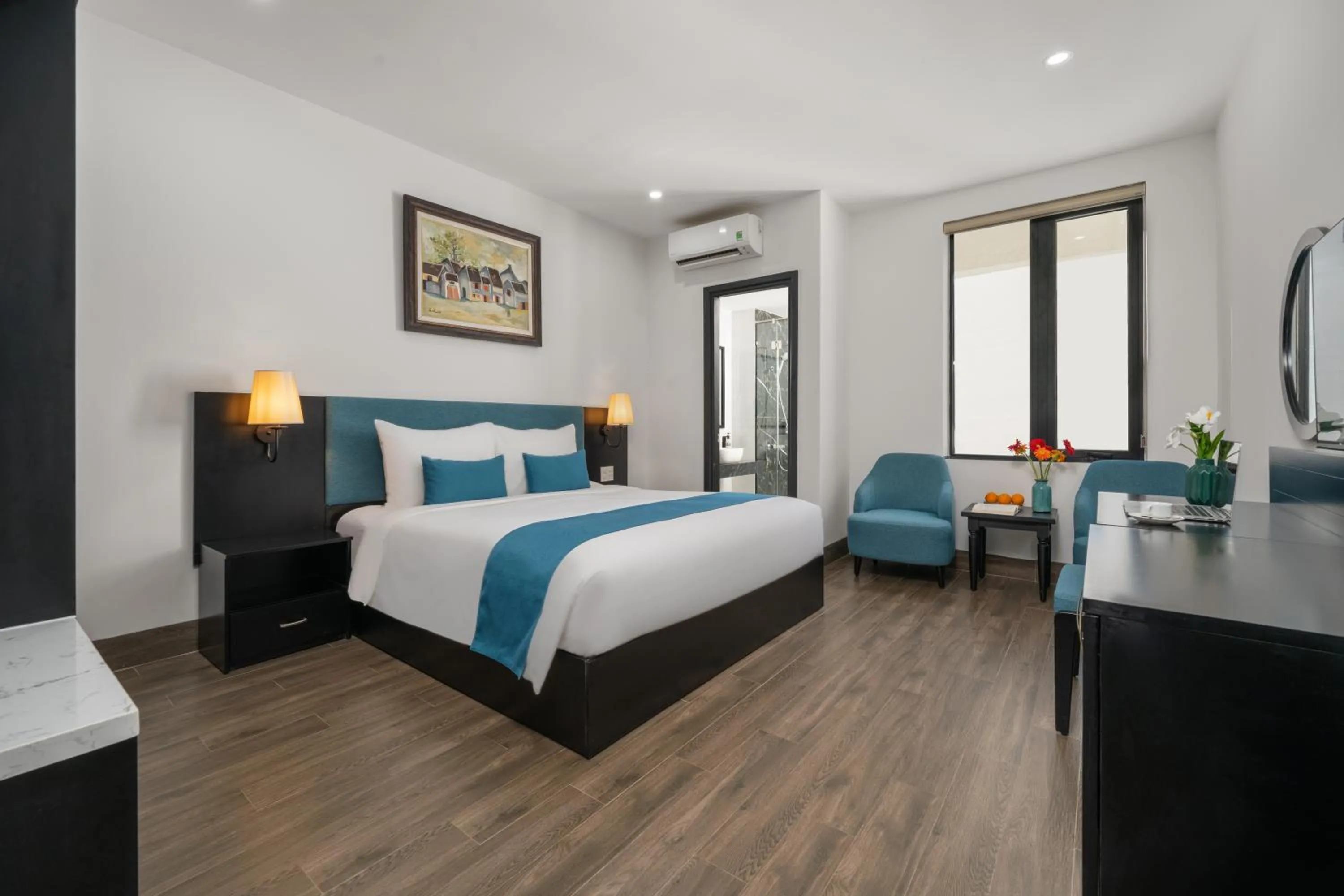 Bed in ViAn Hotel And Spa Danang