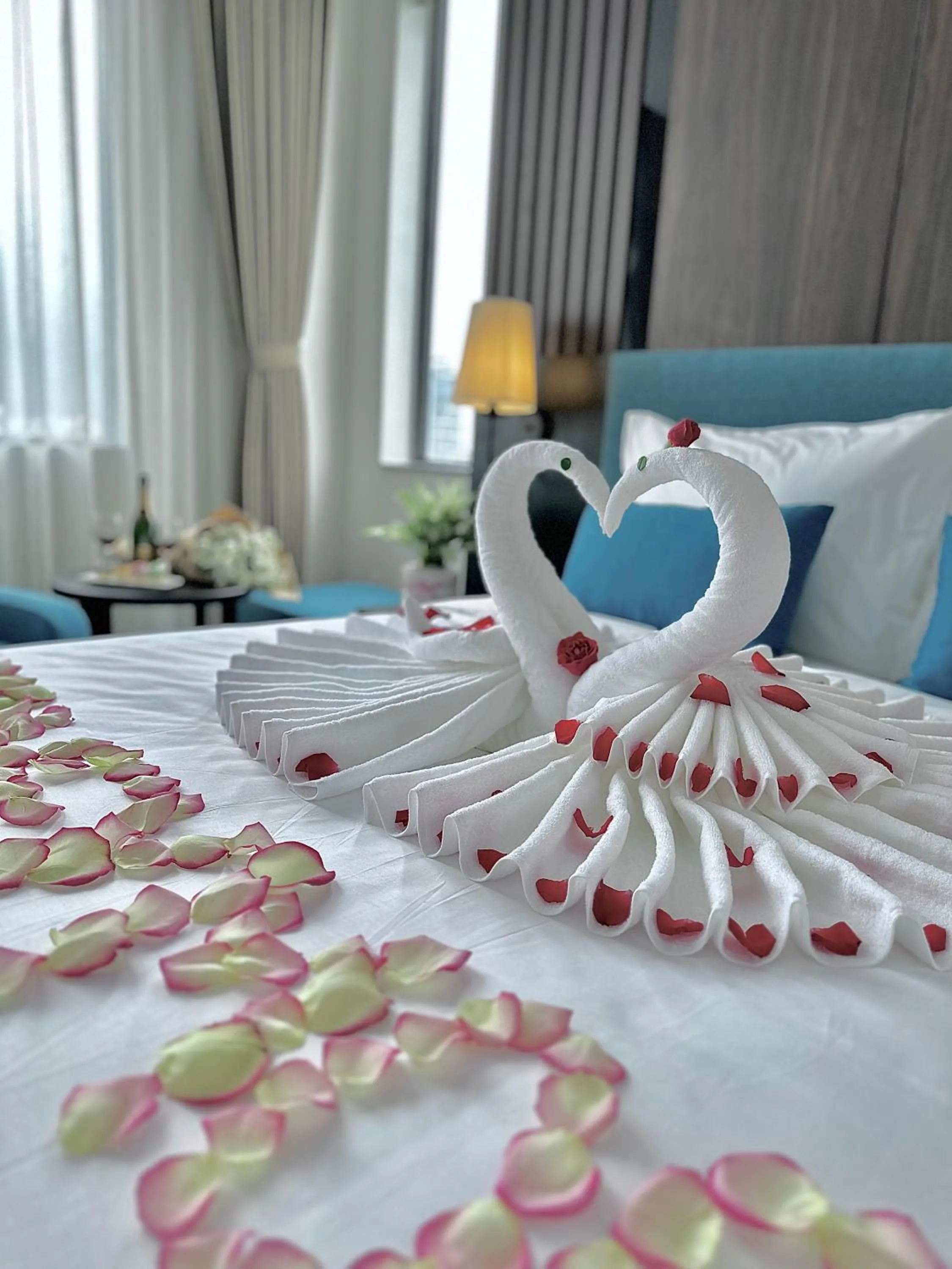 Bed in ViAn Hotel And Spa Danang