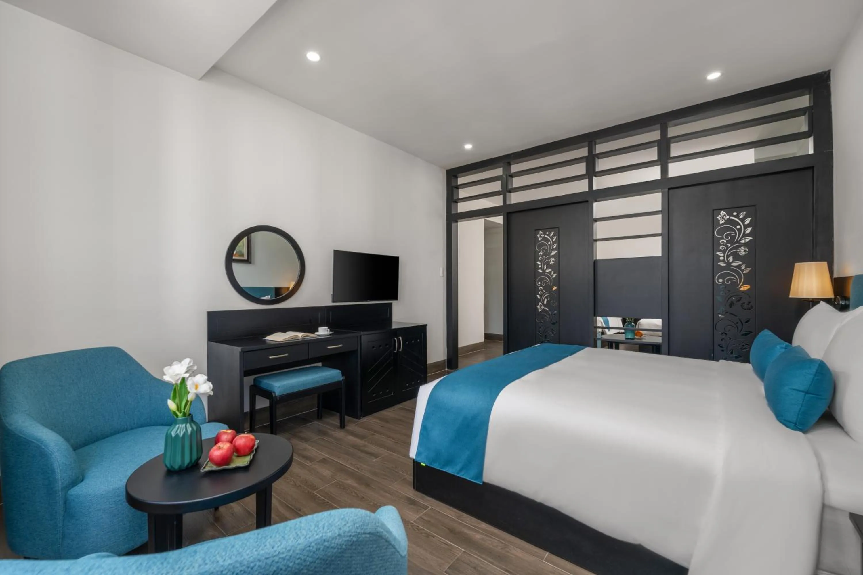 Bed in ViAn Hotel And Spa Danang