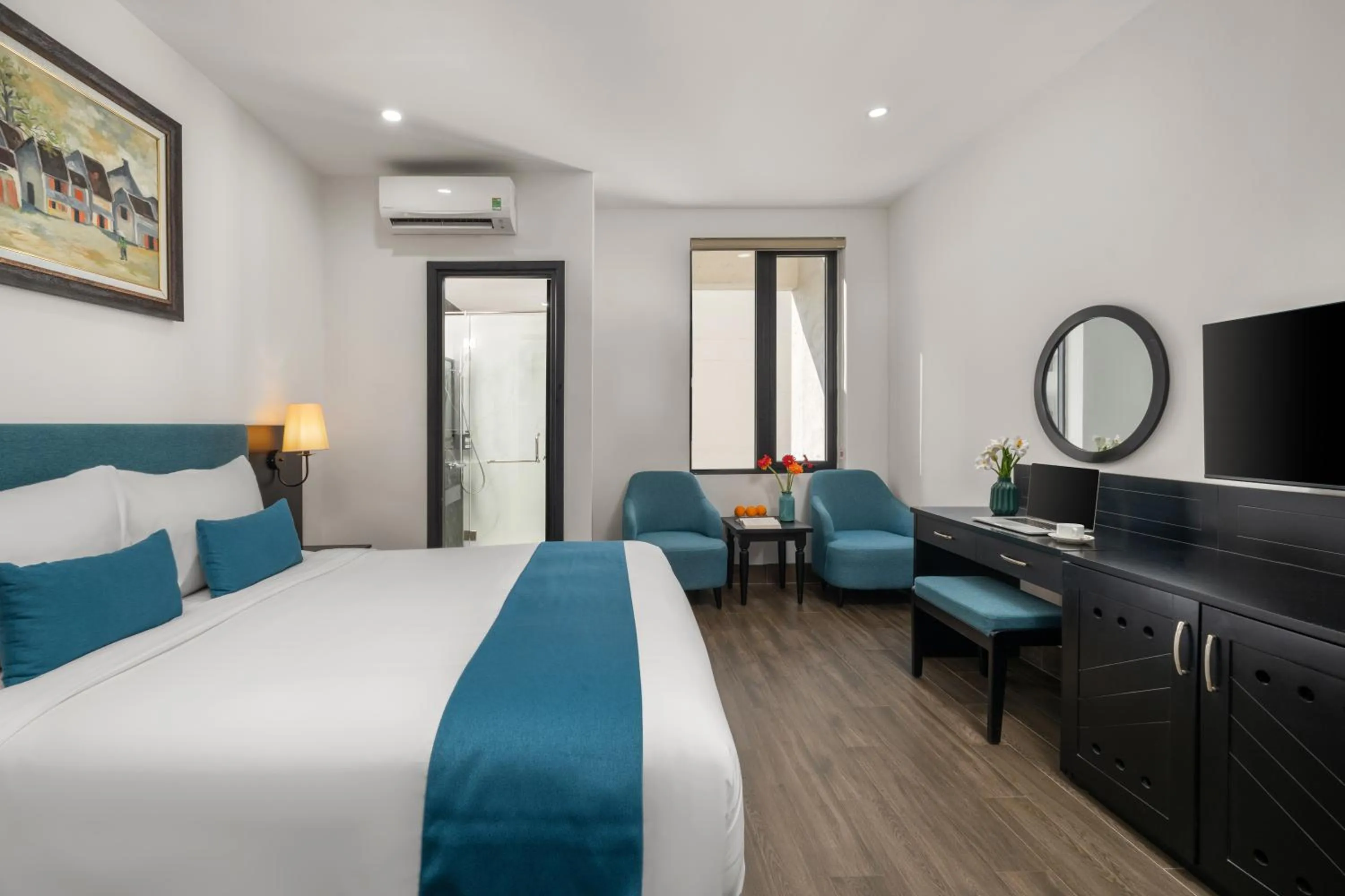 Bed in ViAn Hotel And Spa Danang