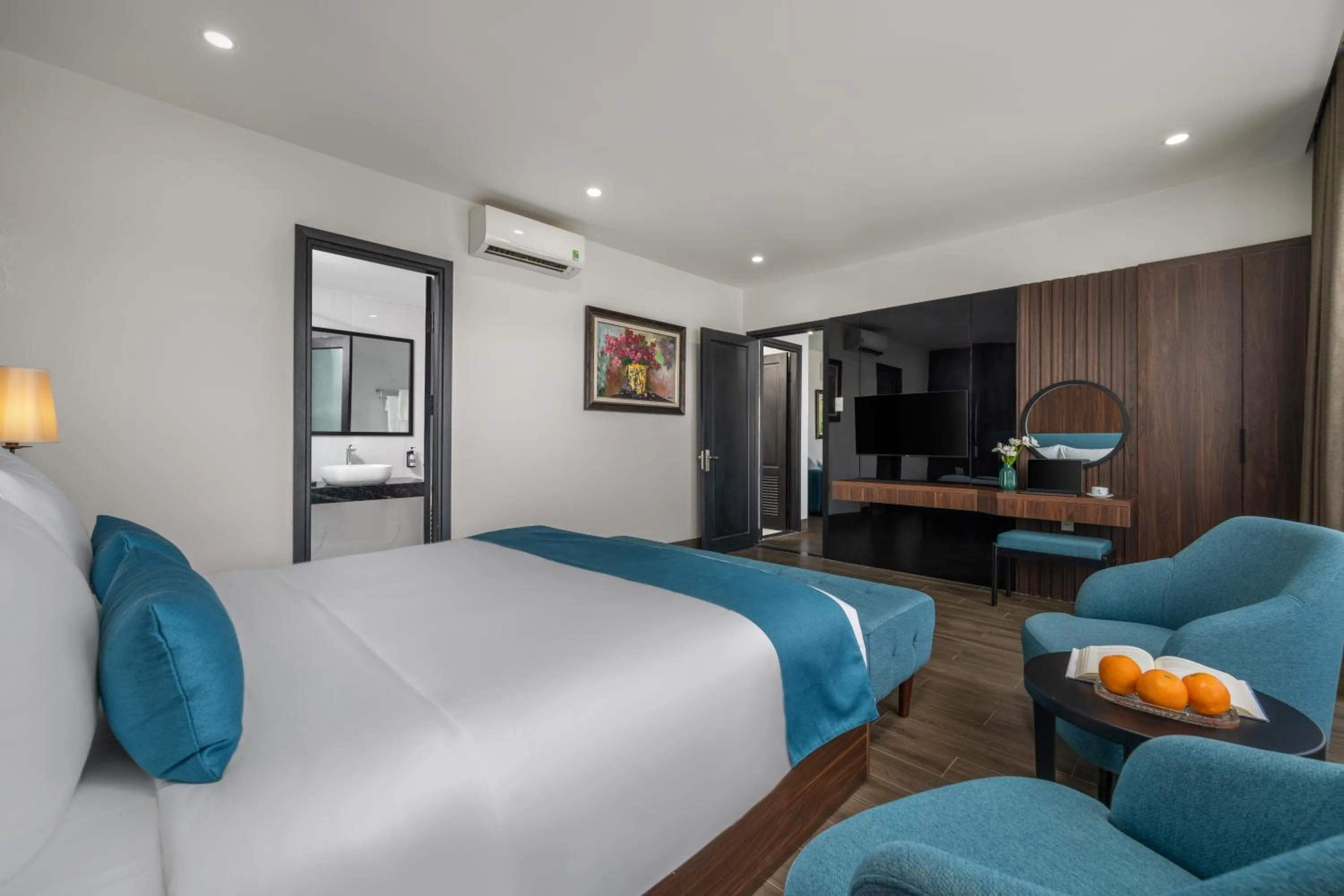 Bed in ViAn Hotel And Spa Danang