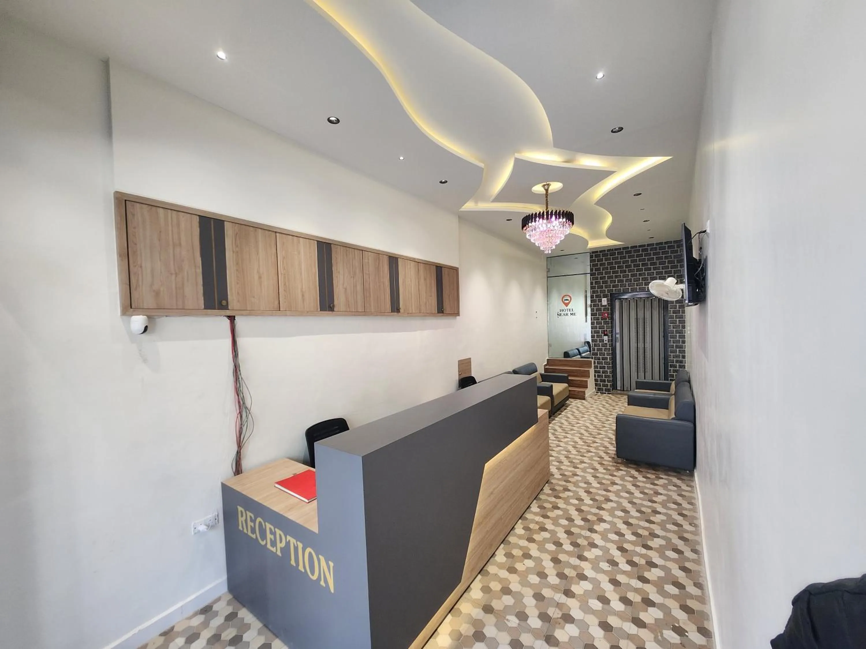Lobby or reception in Hotel Near Me, Rajkot