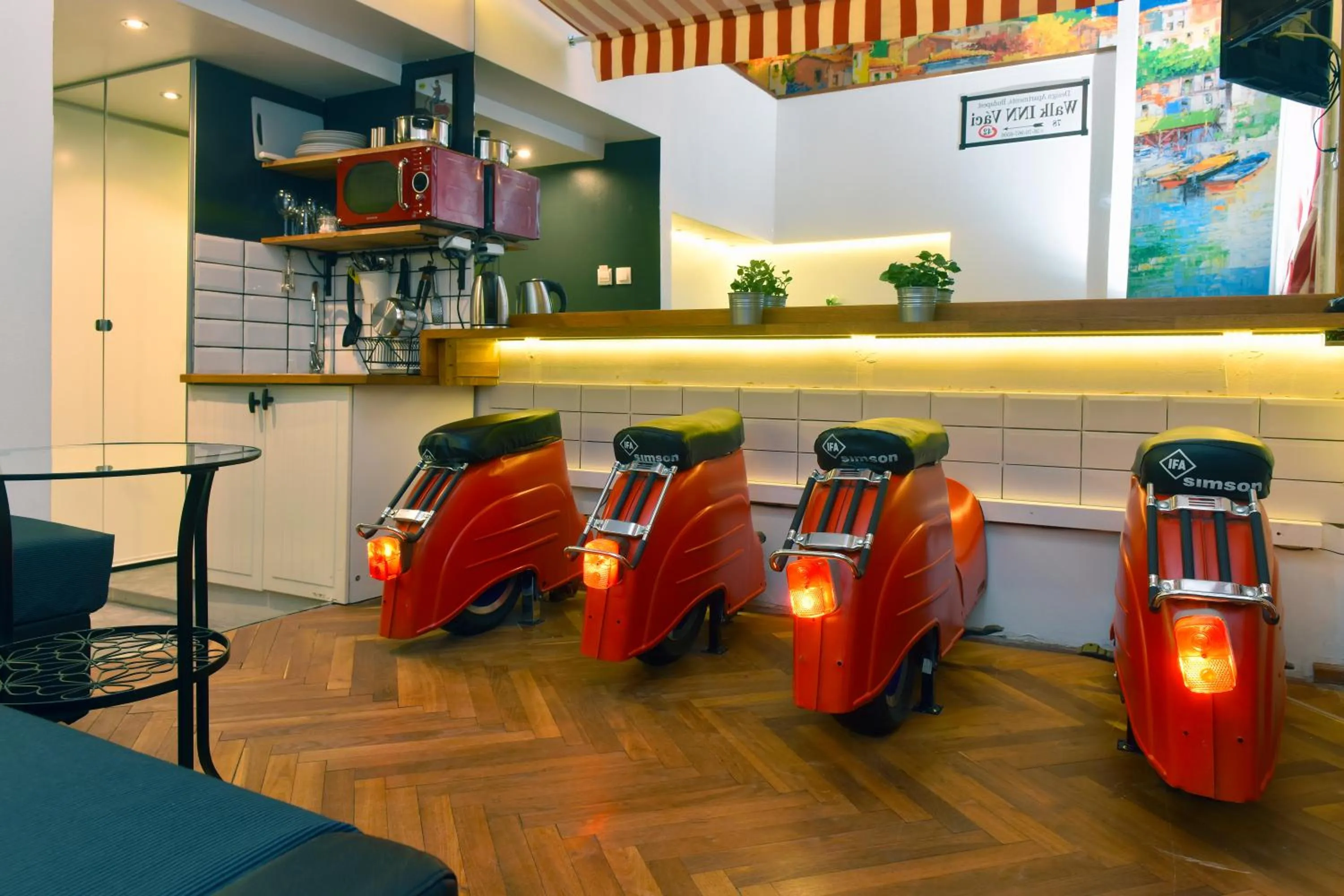 Coffee/tea facilities in Walk Inn Váci 42