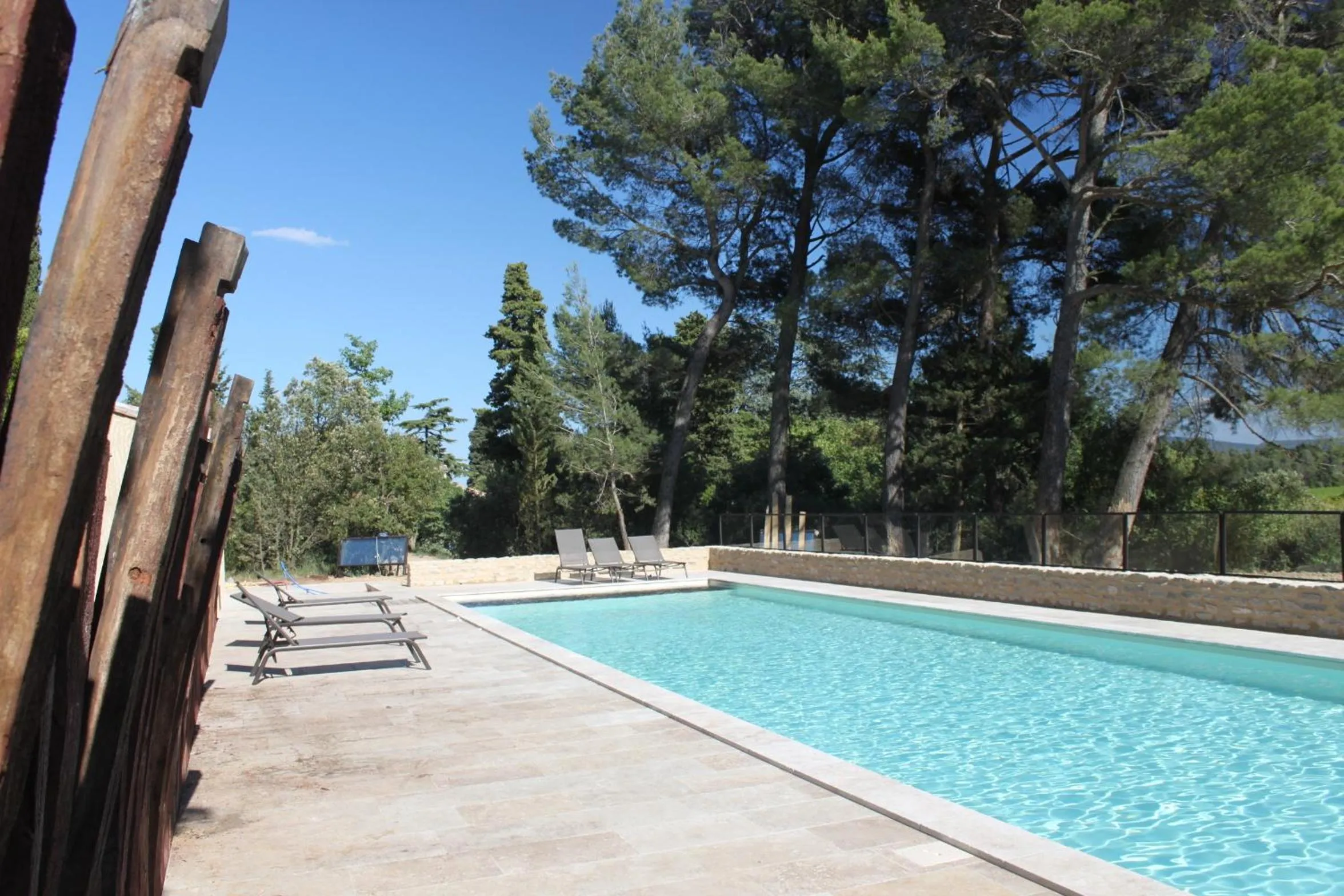 Swimming pool in Les Cabanes Dans Les Bois Logis Hôtel
