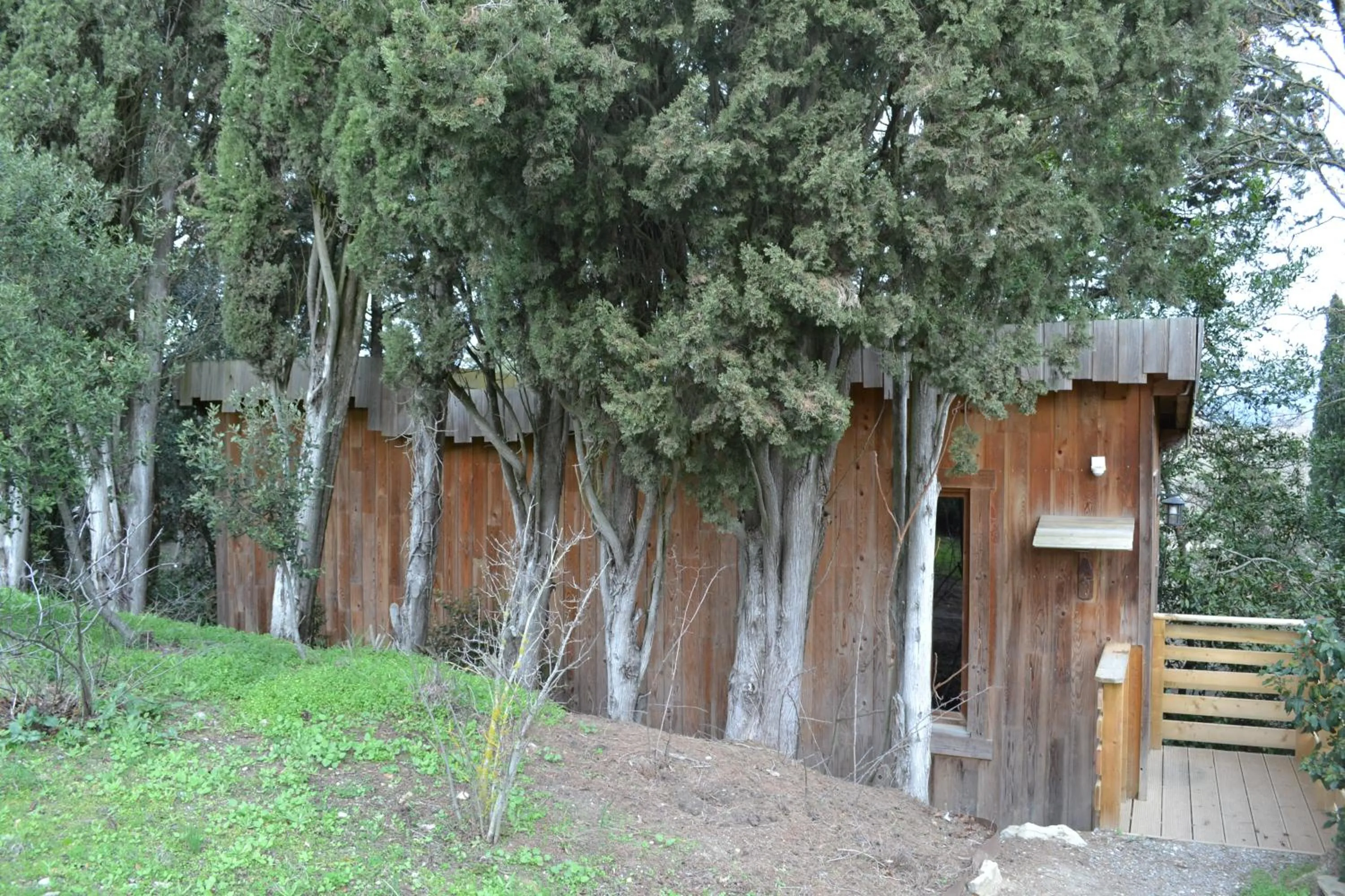 View (from property/room) in Les Cabanes Dans Les Bois Logis Hôtel