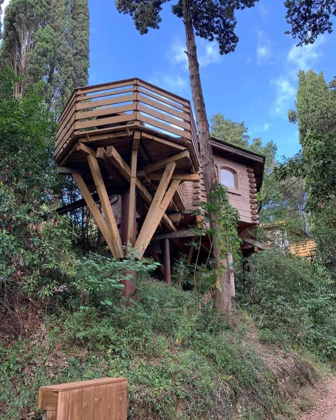 Bedroom in Les Cabanes Dans Les Bois Logis Hôtel