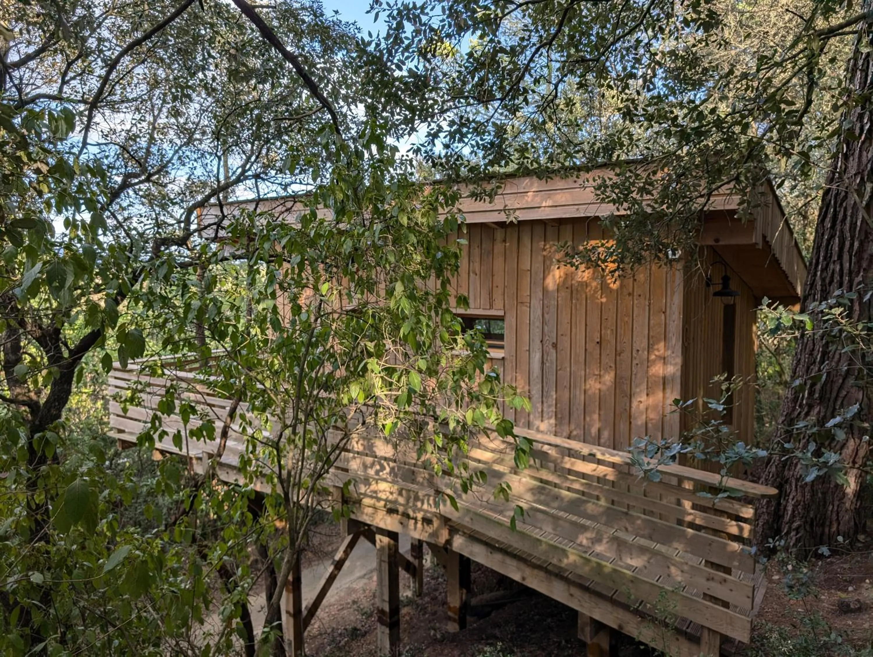 View (from property/room) in Les Cabanes Dans Les Bois Logis Hôtel