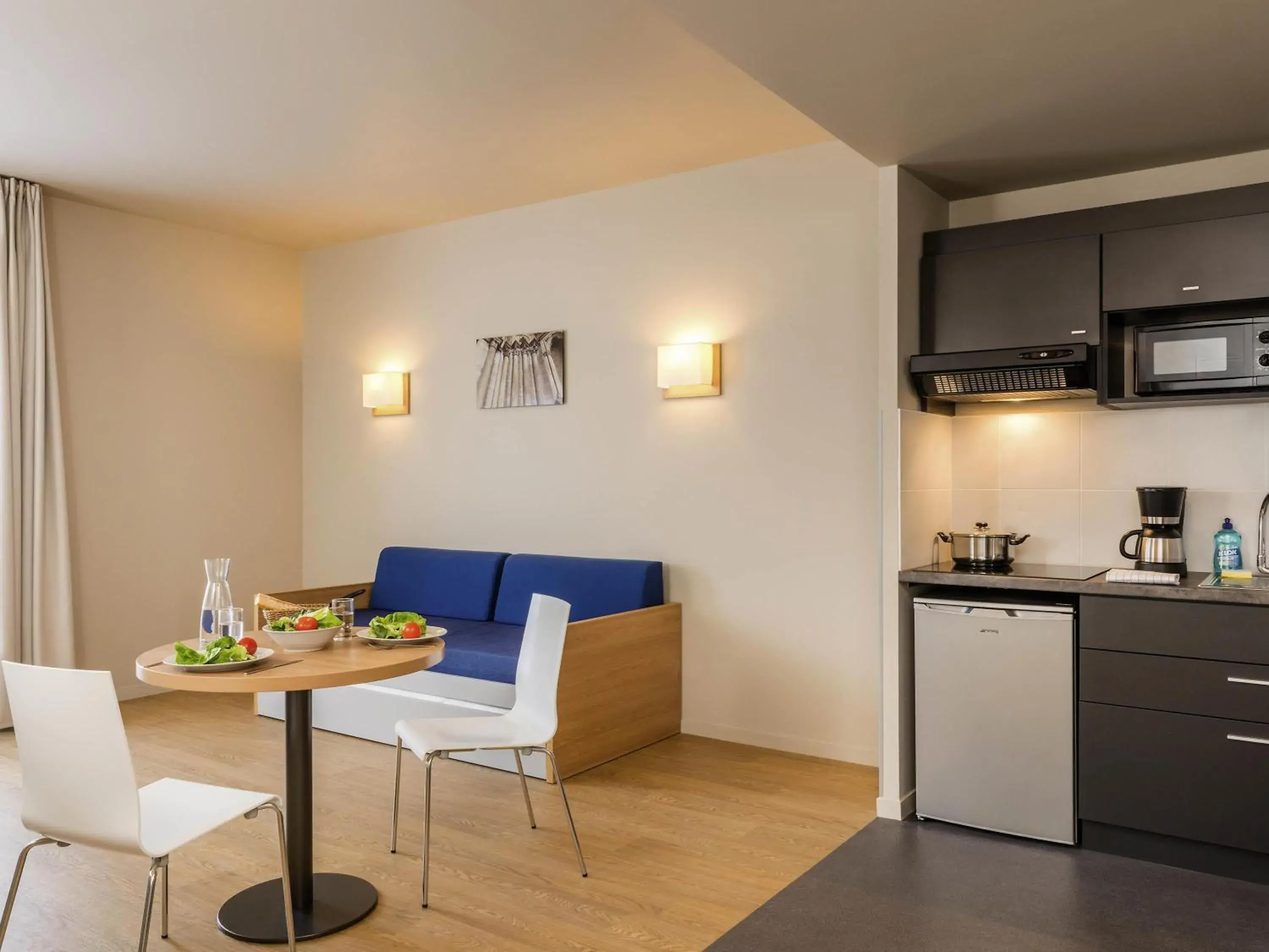 Bedroom in Aparthotel Adagio Access Dijon République Bedroom in Aparthotel Adagio Access Dijon République