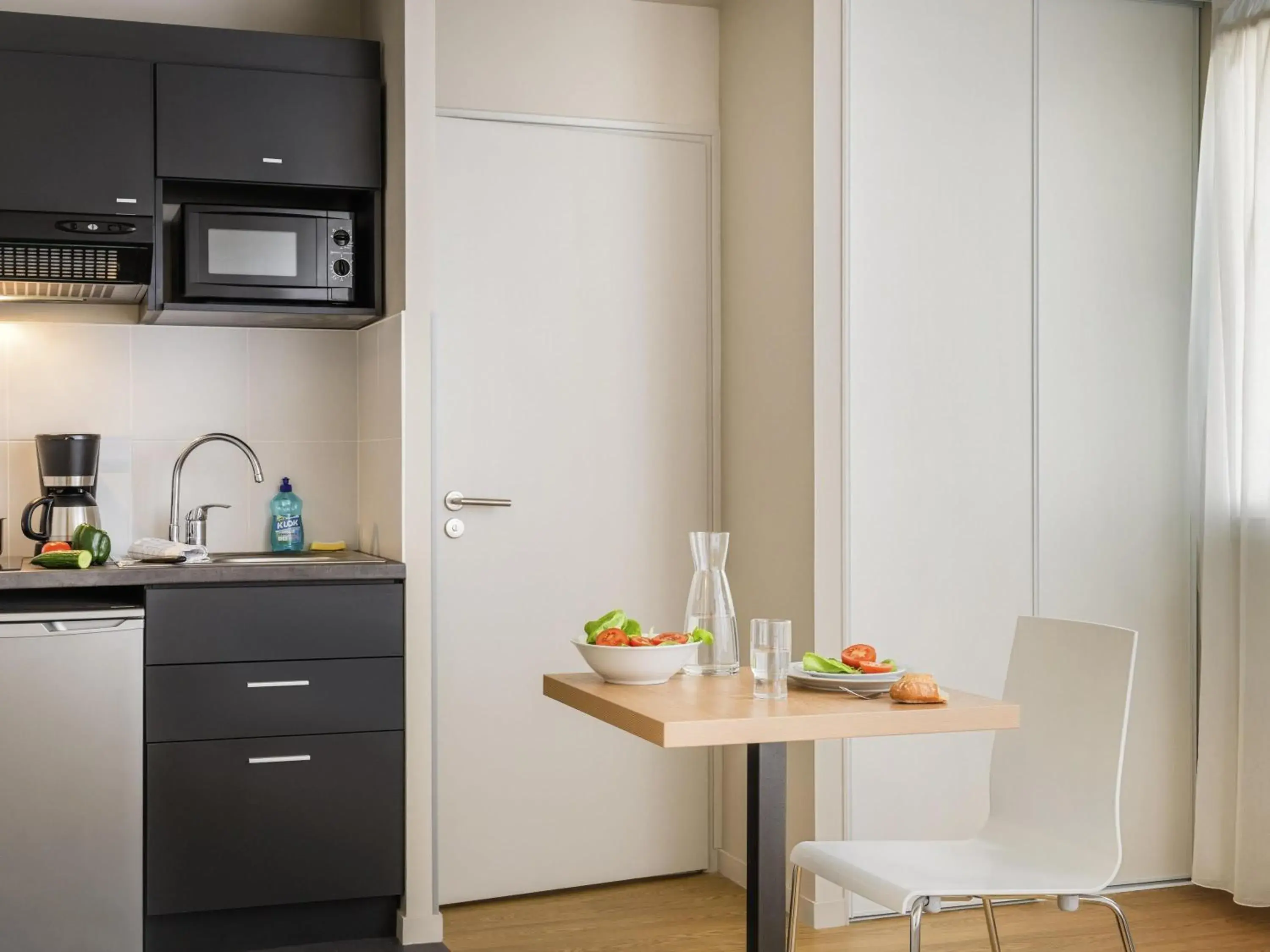 Bedroom in Aparthotel Adagio Access Dijon République Bedroom in Aparthotel Adagio Access Dijon République