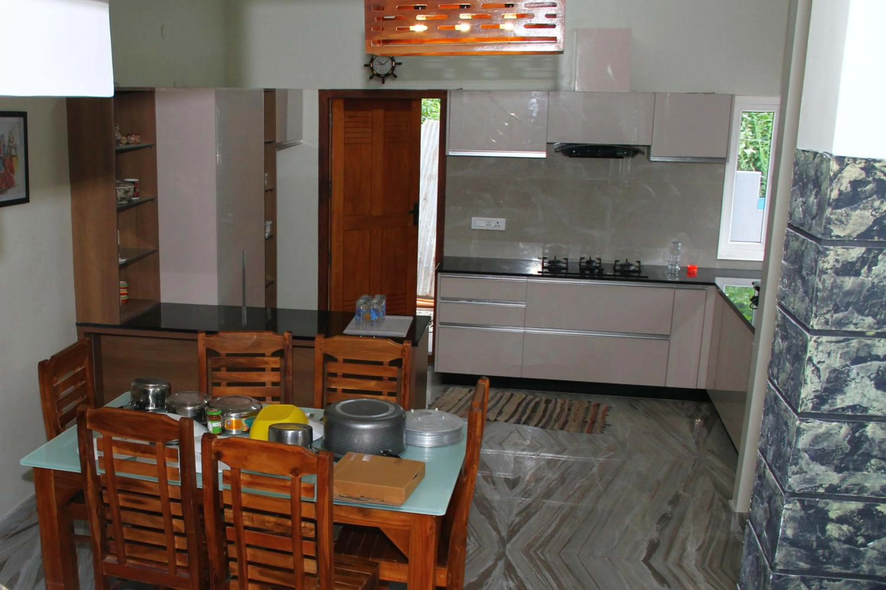 Kitchen or kitchenette in Airy Homestay Ooty by Lexstays