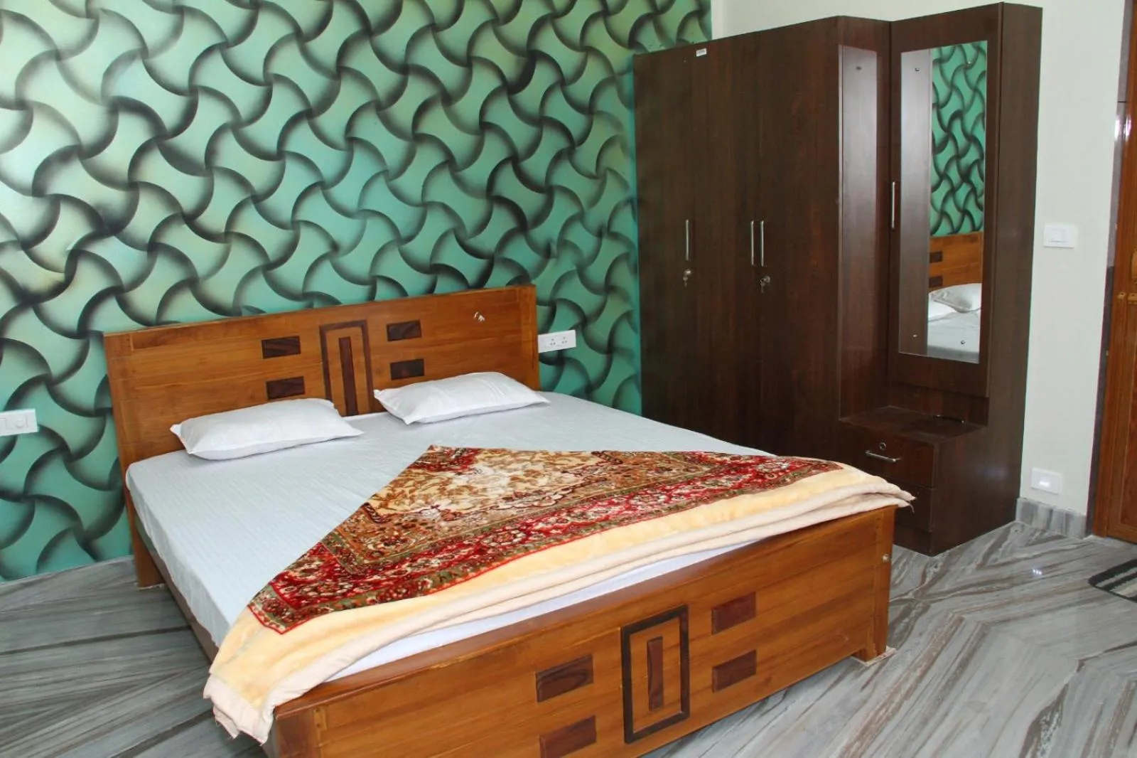 Bed in Airy Homestay Ooty by Lexstays