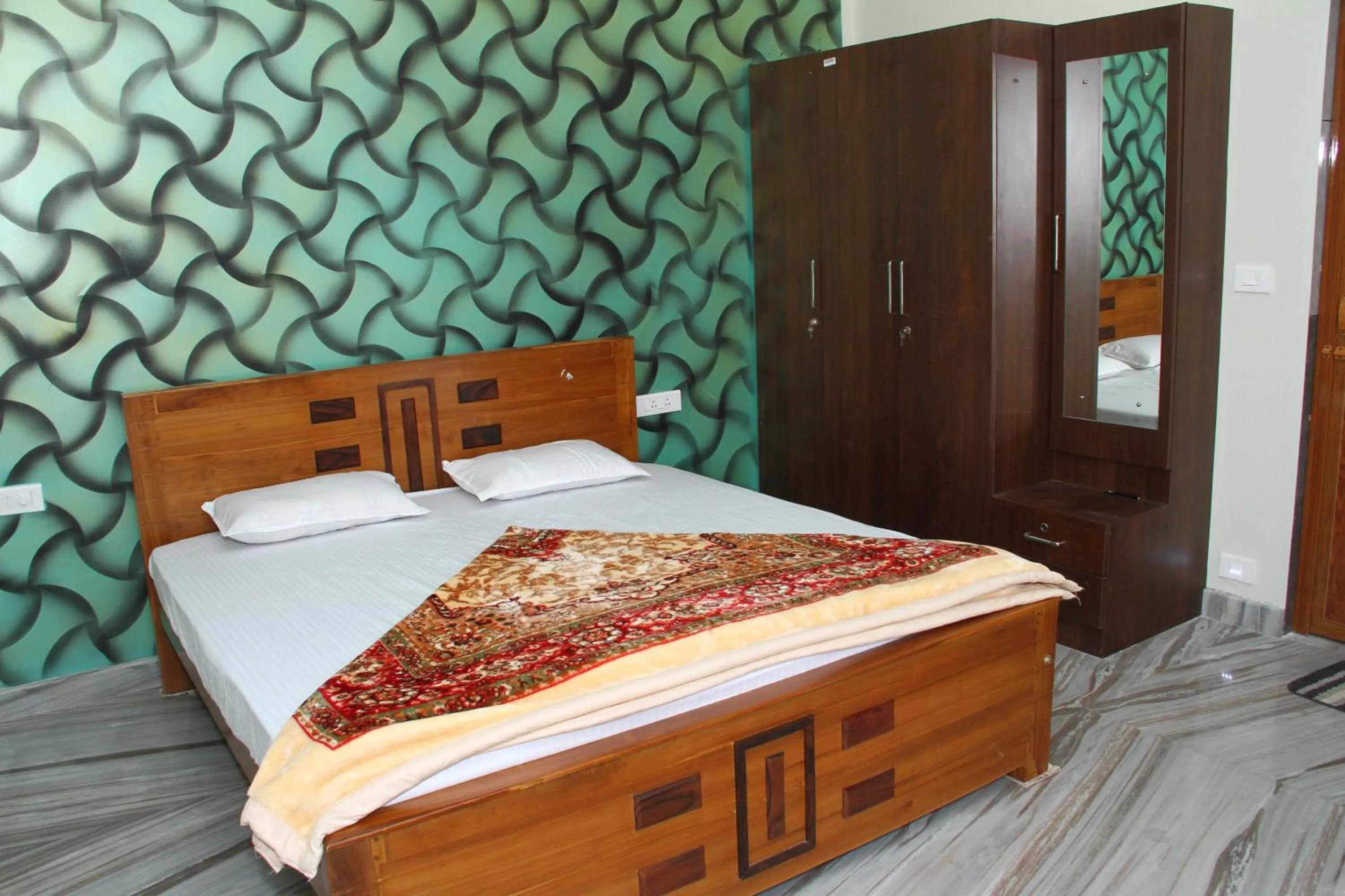 Bed in Airy Homestay Ooty by Lexstays