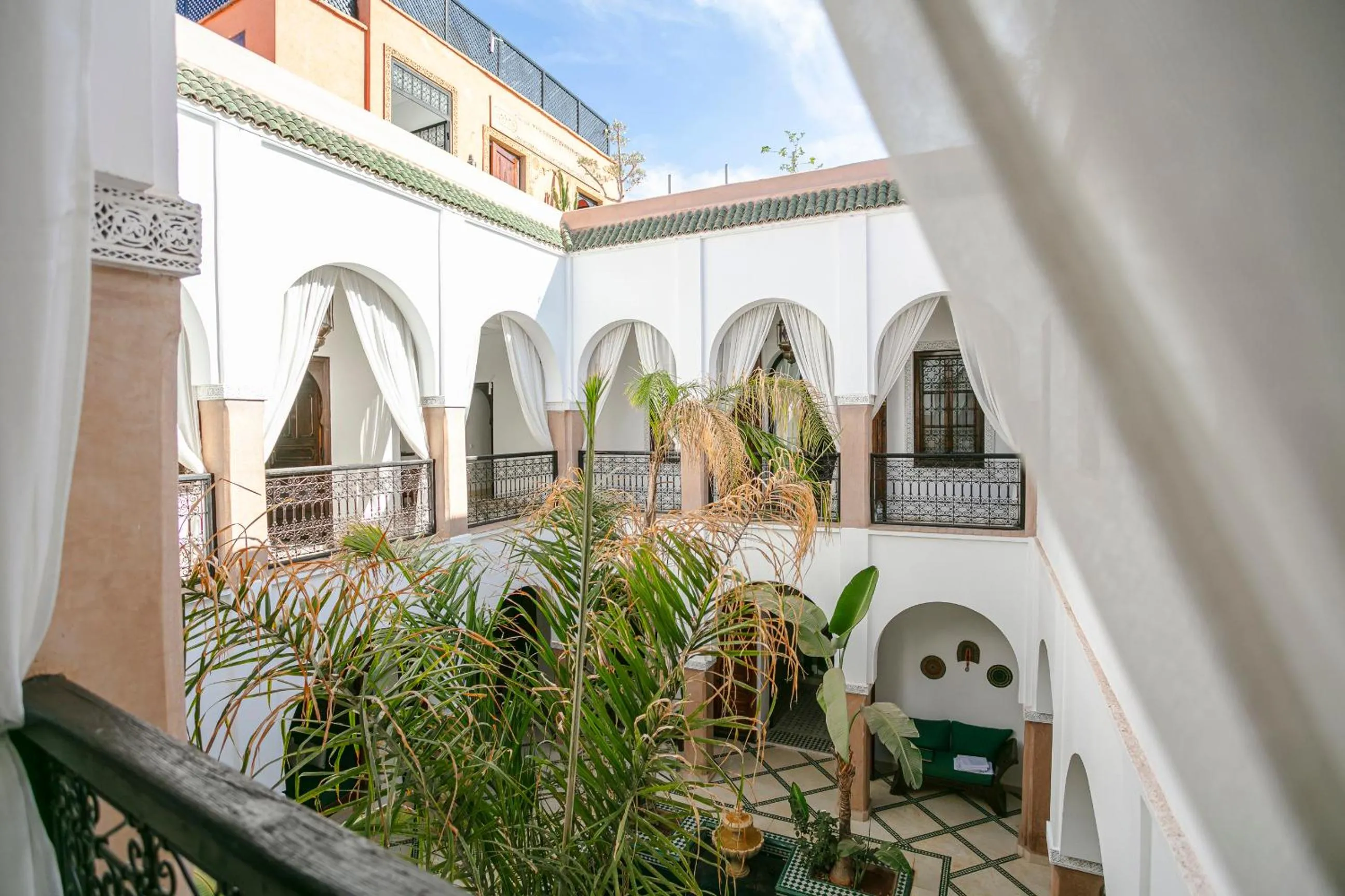 Patio in RIAD ELNOUJOUM