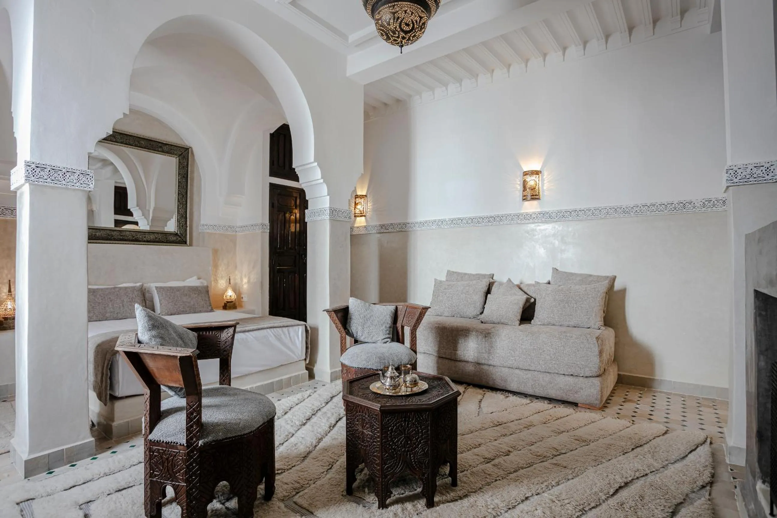 Photo of the whole room in RIAD ELNOUJOUM