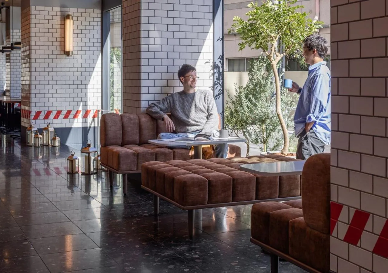 Communal lounge/ TV room in HOTEL GRAPHY Shibuya