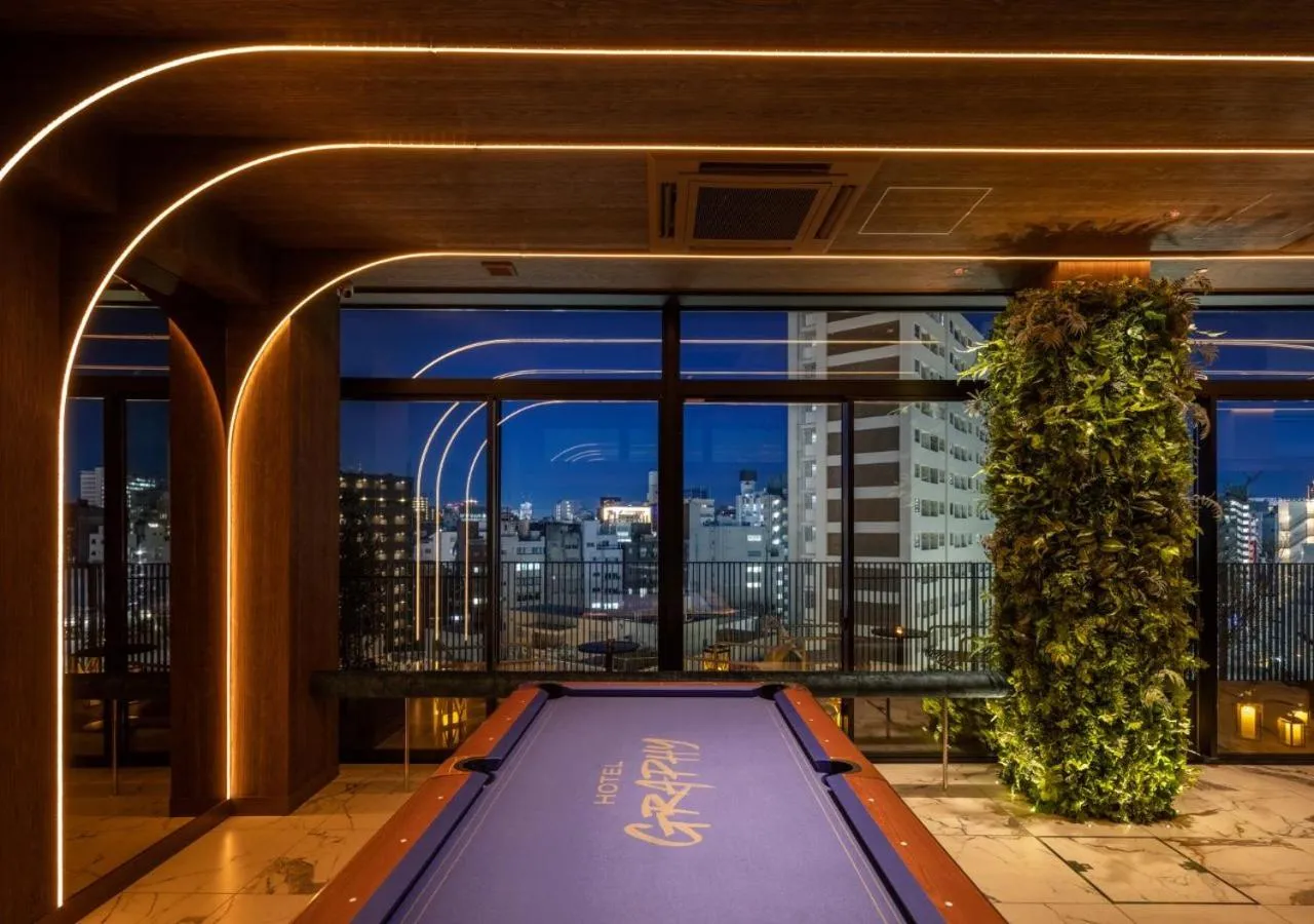 Communal lounge/ TV room in HOTEL GRAPHY Shibuya