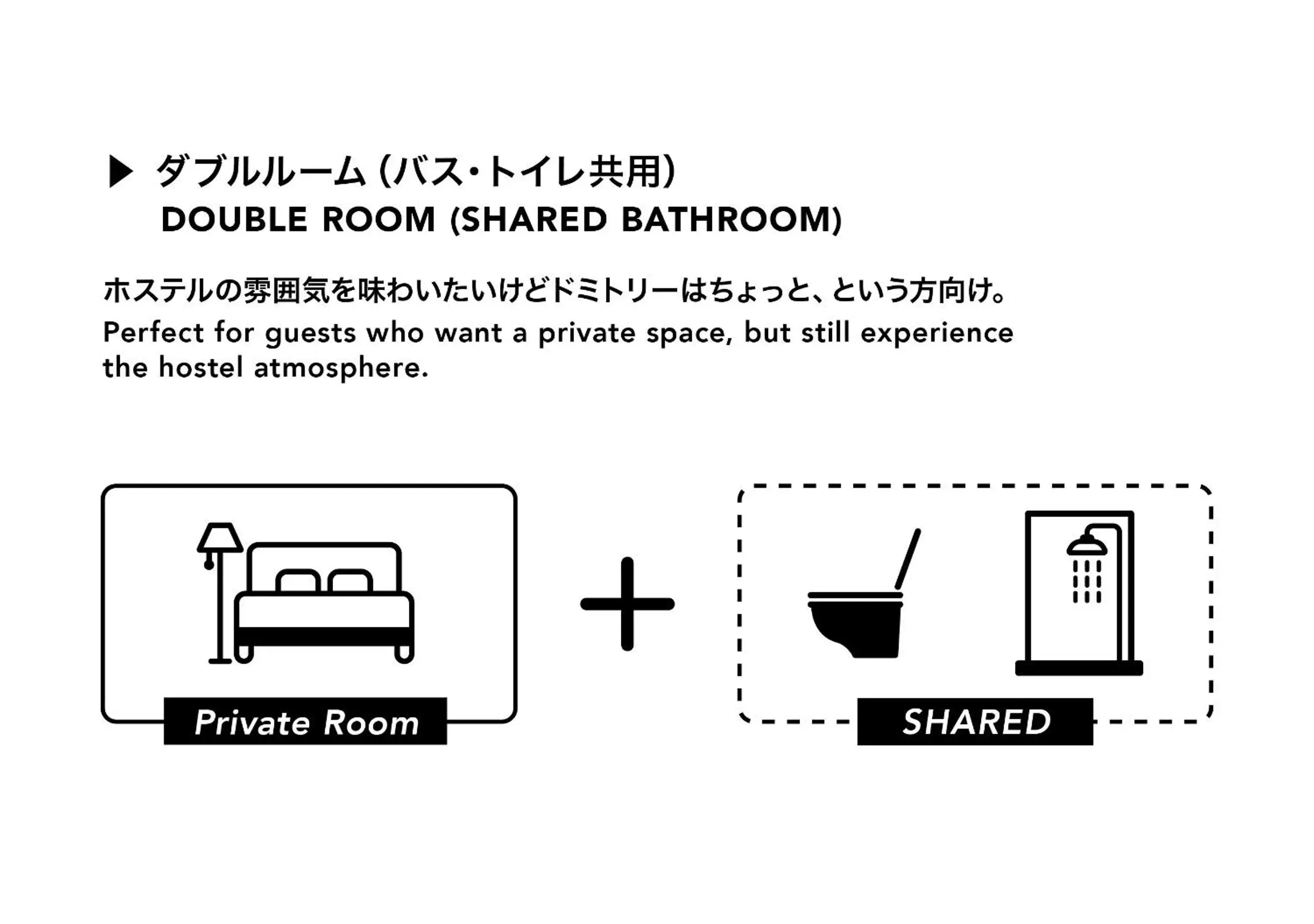 Shared Bathroom - Double Room in HOTEL GRAPHY Shibuya Shared Bathroom - Double Room in HOTEL GRAPHY Shibuya