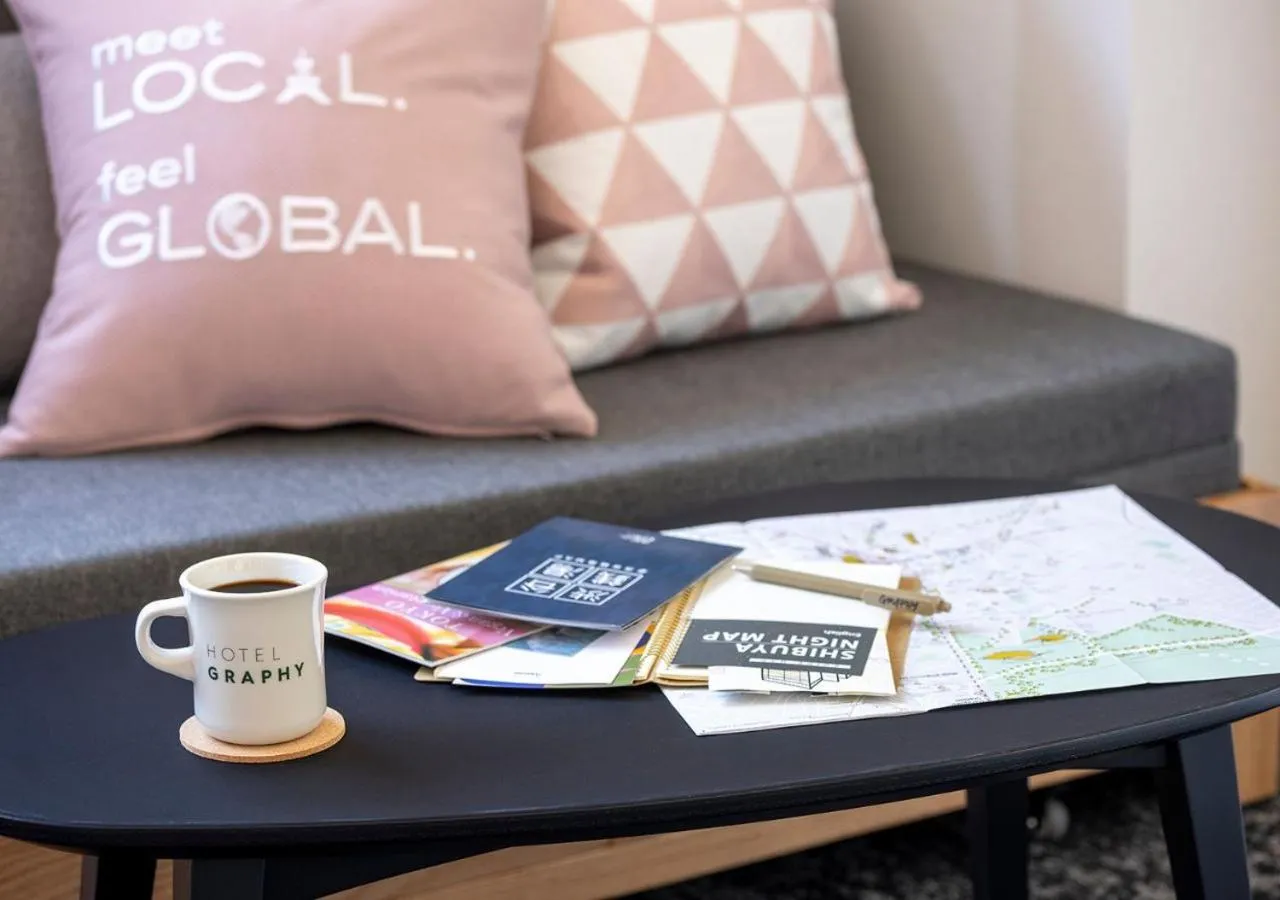 Decorative detail in HOTEL GRAPHY Shibuya