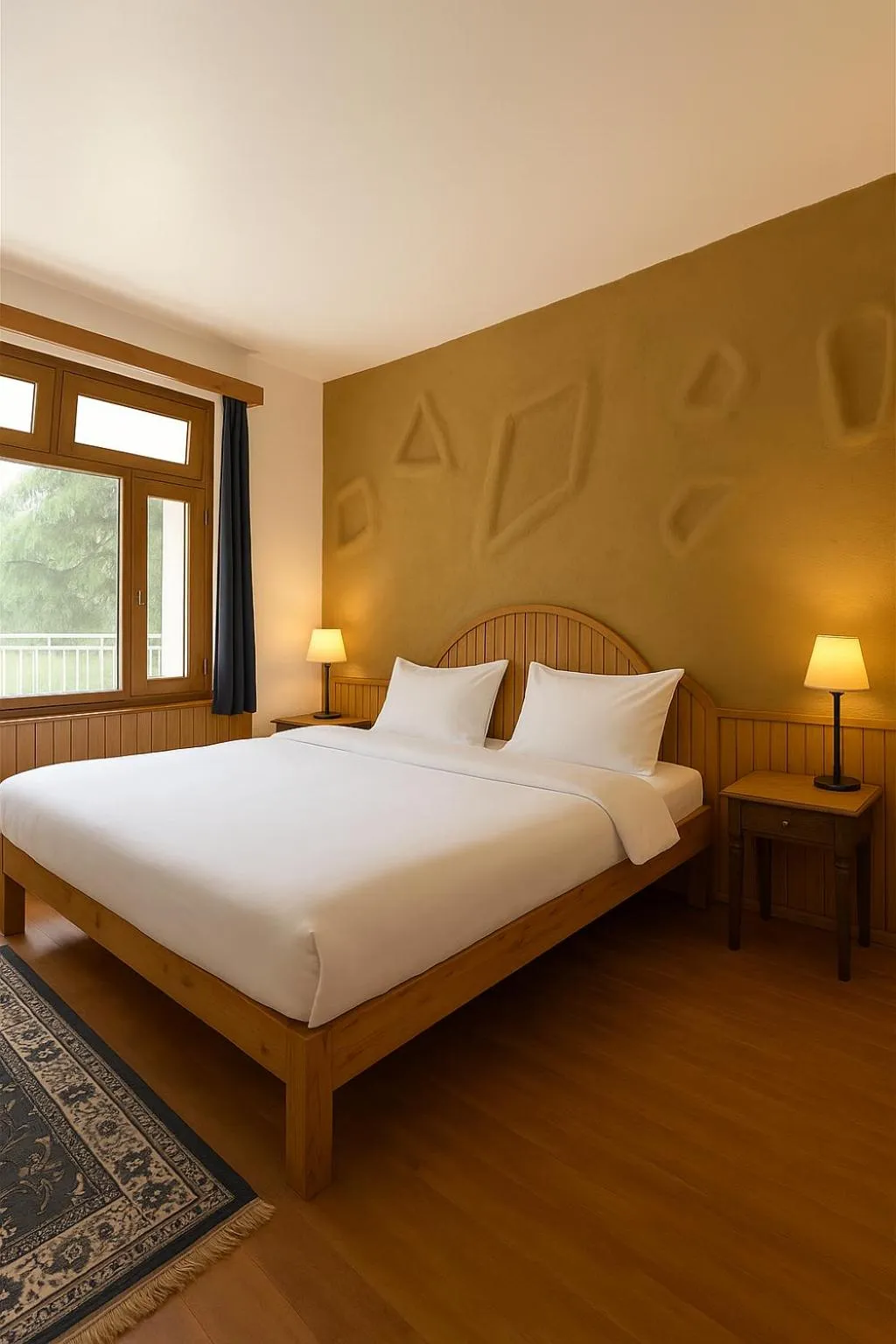 Bedroom, Bed in Beholden Stay And Cafe - A Luxury Boutique Hotel In Manali