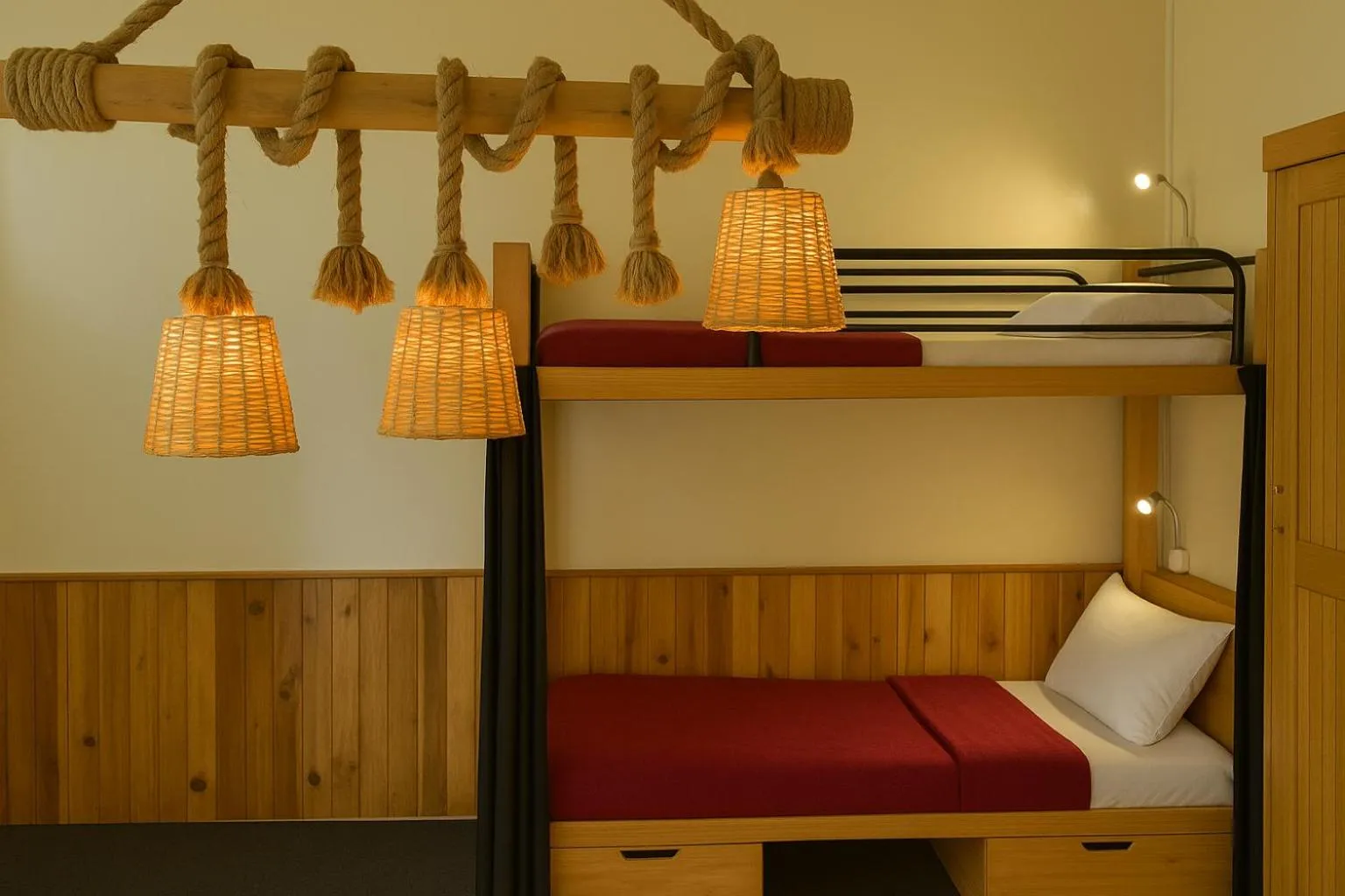 bunk bed, Bed in Beholden Stay And Cafe - A Luxury Boutique Hotel In Manali