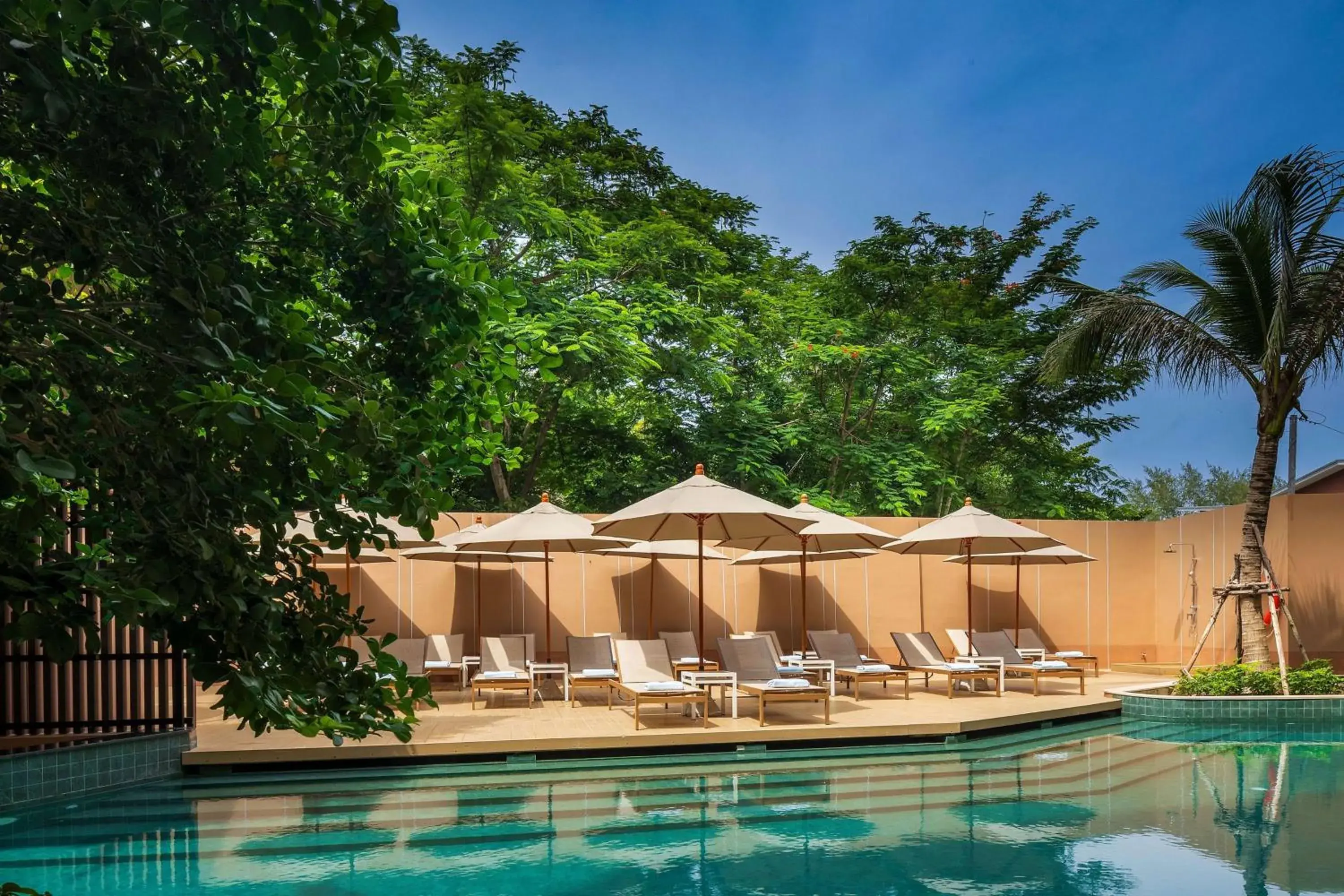 Pool view in The Proud Karon Beach Phuket Trademark Collection By Wyndham Pool view in The Proud Karon Beach Phuket Trademark Collection By Wyndham