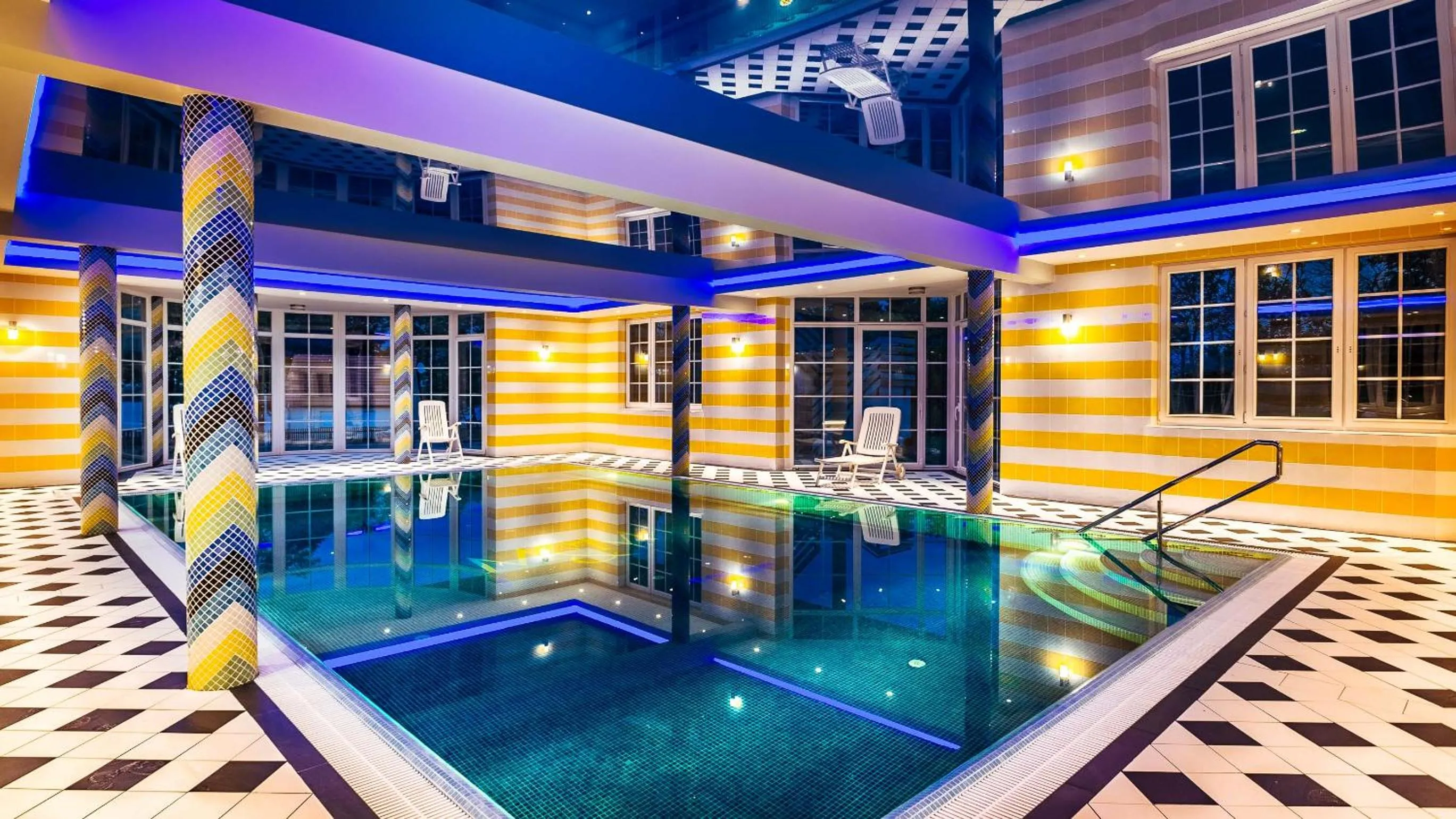 Pool view in Apartamenty M&M