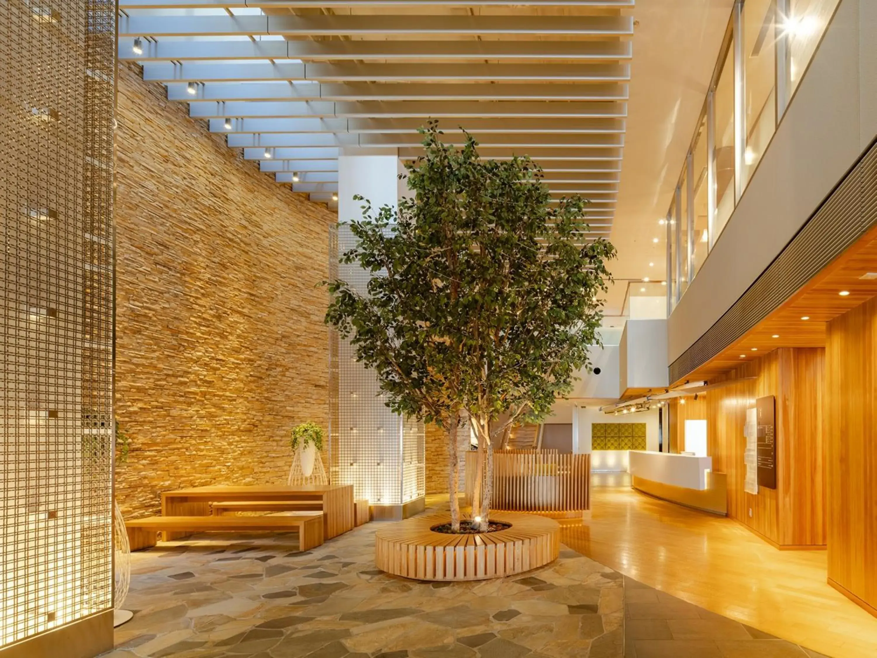 Lobby or reception in The OneFive Sendai Lobby or reception in The OneFive Sendai
