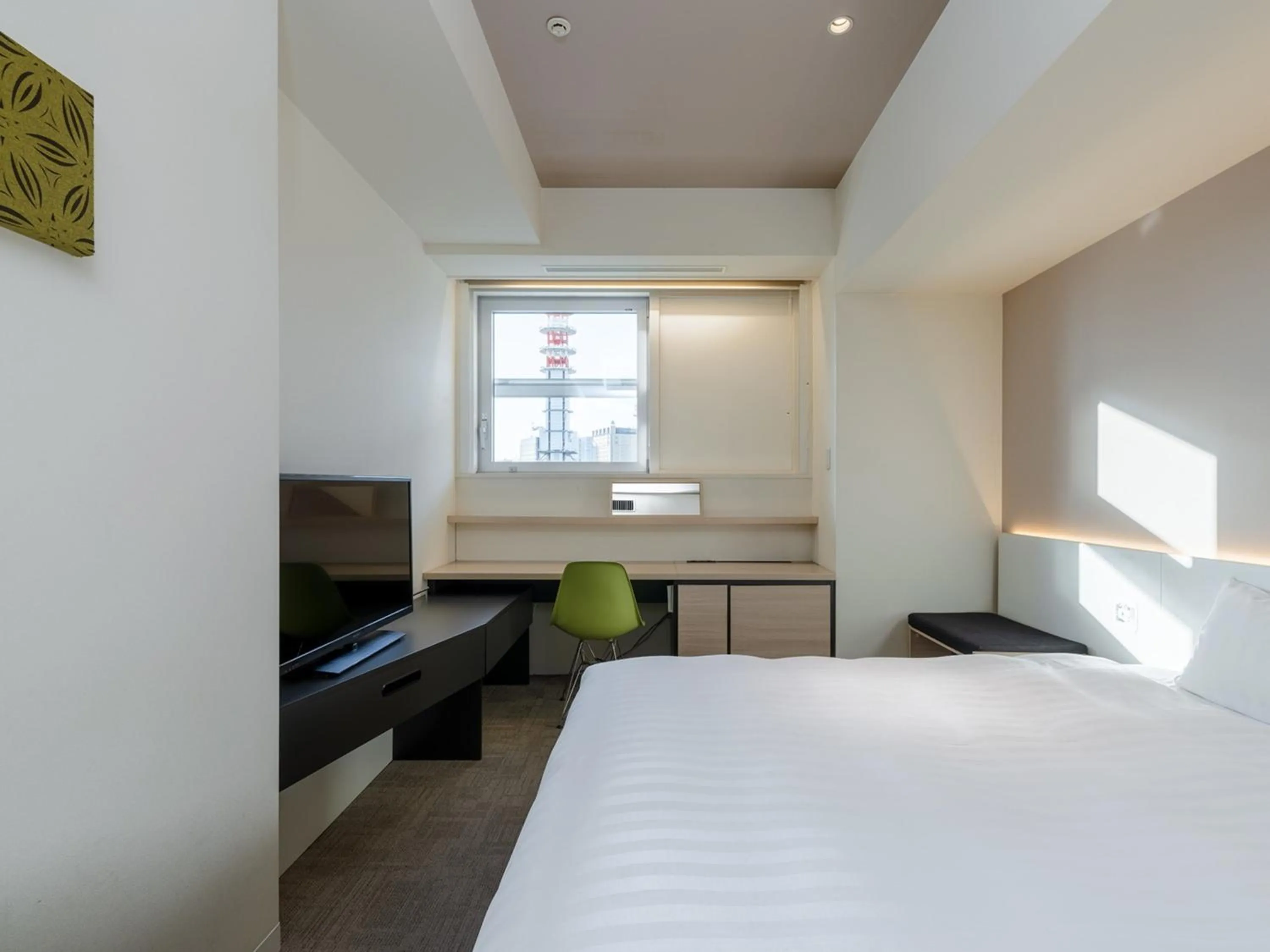 Photo of the whole room, Bed in The OneFive Sendai