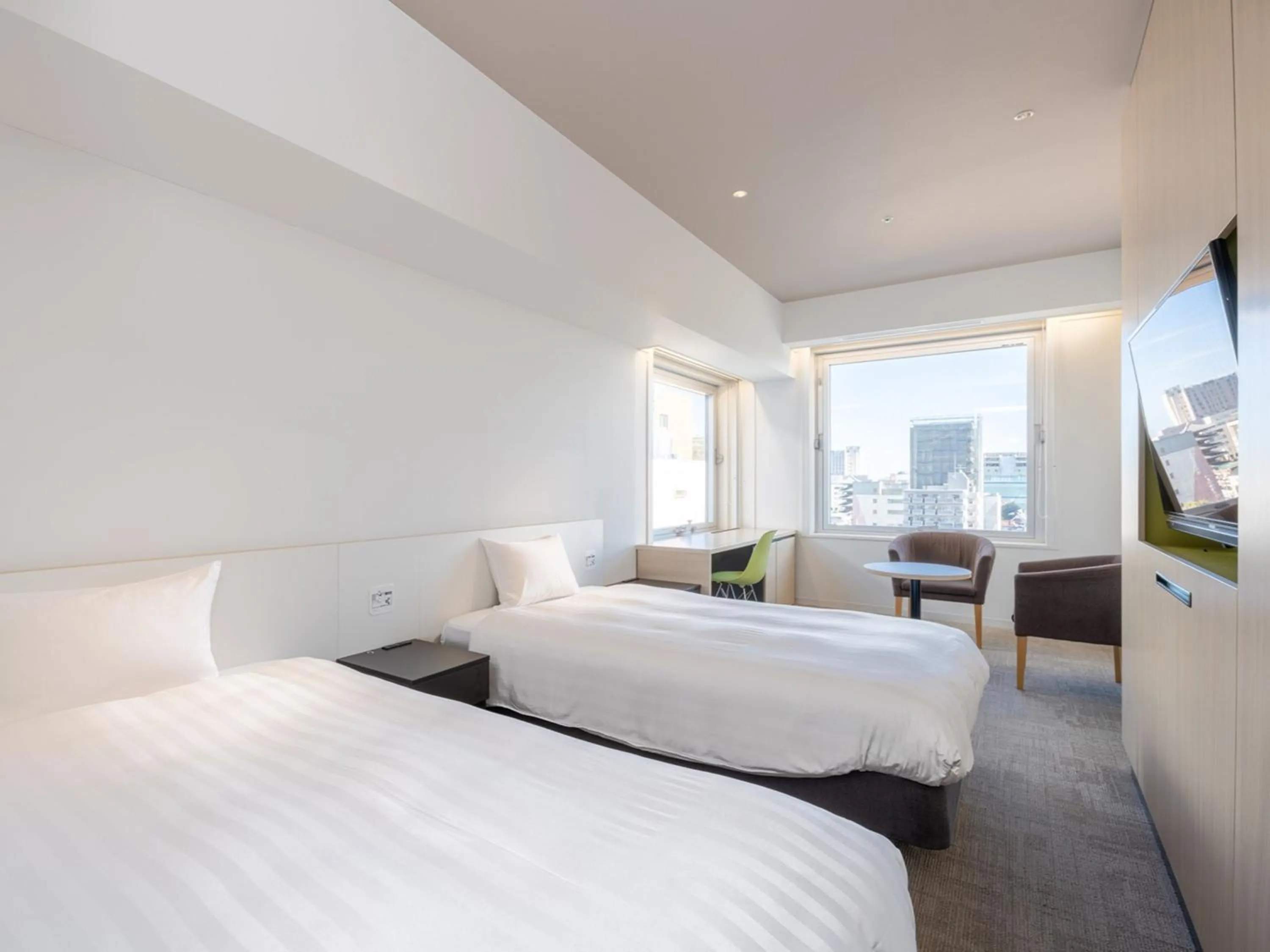 Photo of the whole room, Bed in The OneFive Sendai