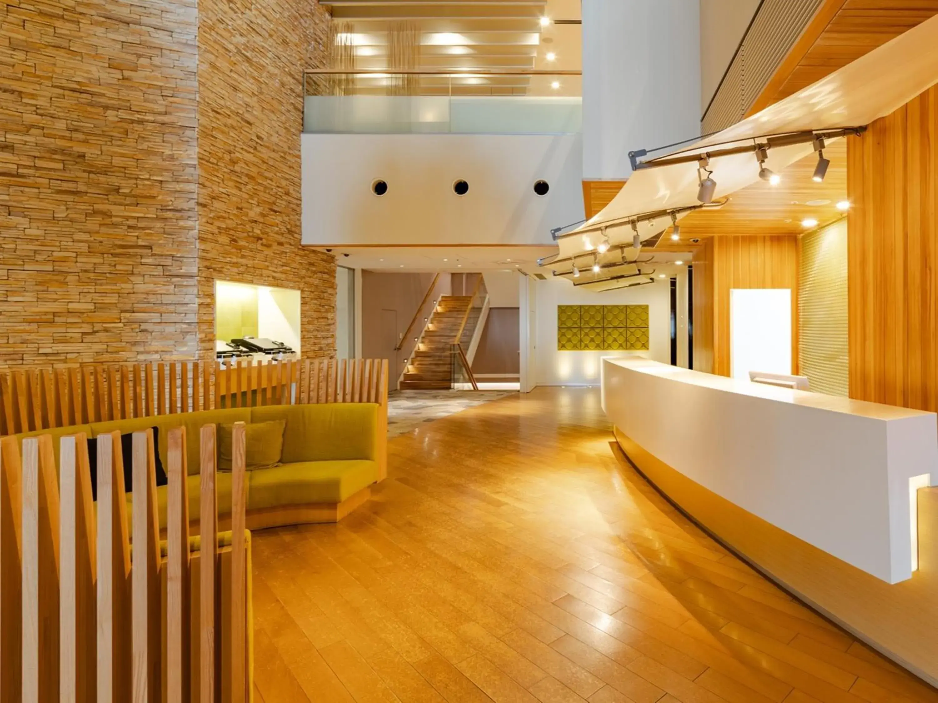 Lobby or reception in The OneFive Sendai Lobby or reception in The OneFive Sendai