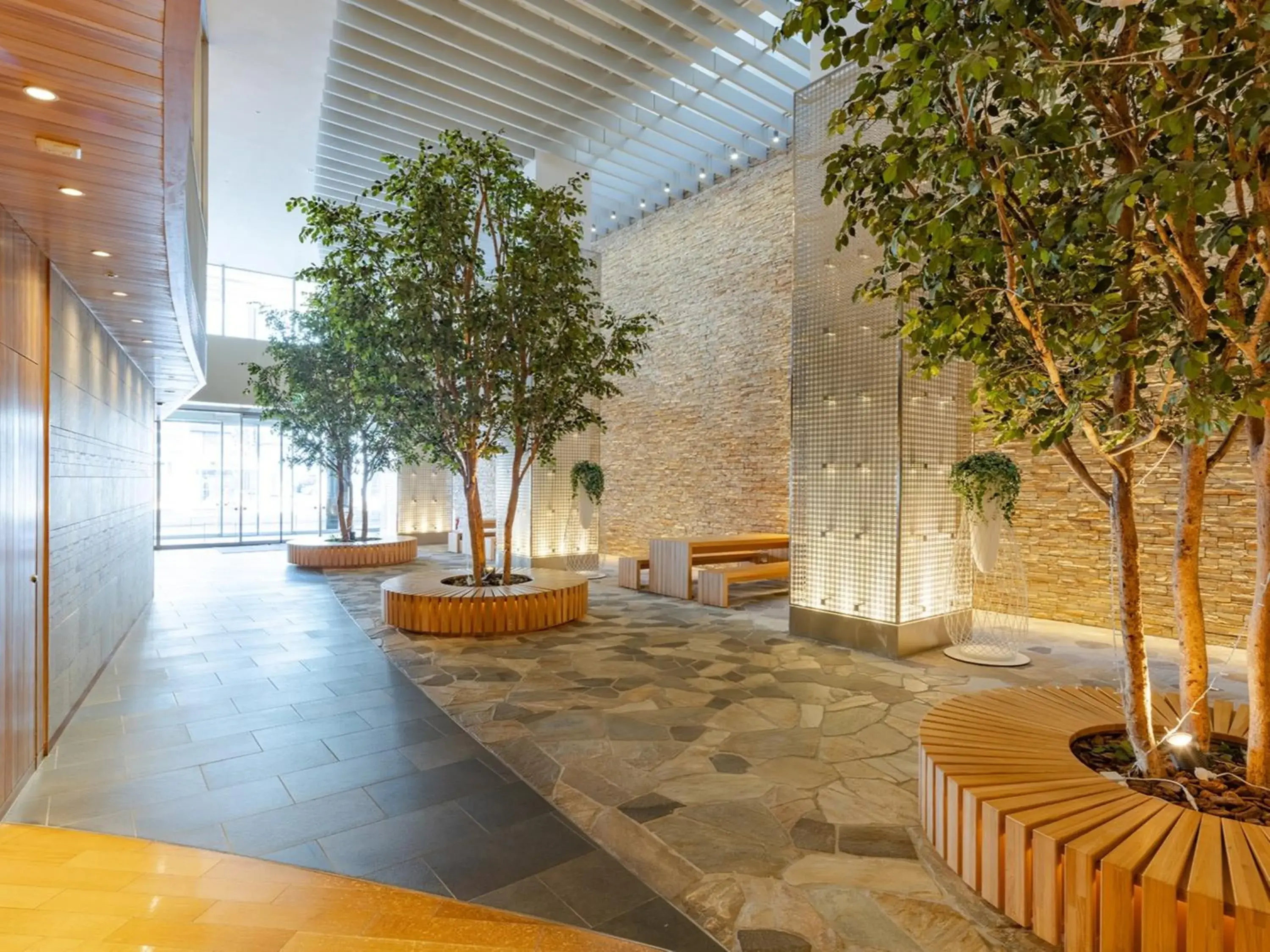 Lobby or reception in The OneFive Sendai Lobby or reception in The OneFive Sendai