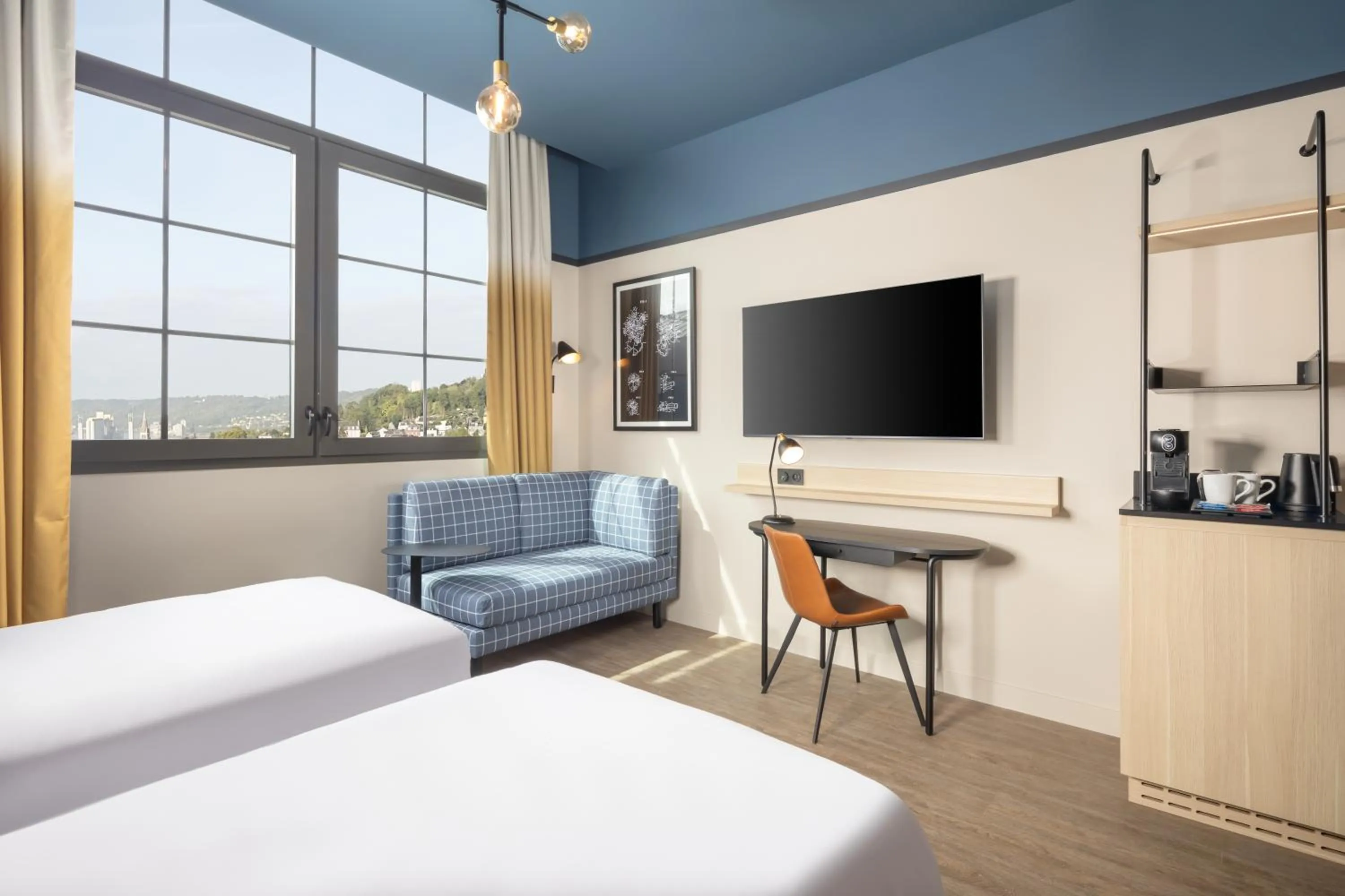 TV and multimedia, Bed in Hyatt Place Rouen