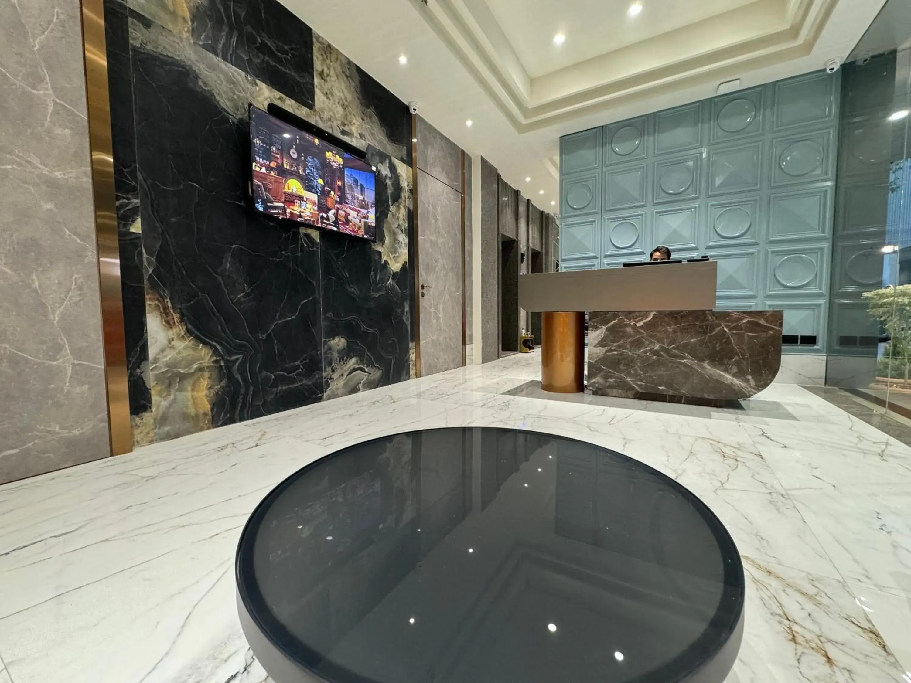 Lobby or reception in Hotel Mumbai House, Valnai Malad Lobby or reception in Hotel Mumbai House, Valnai Malad