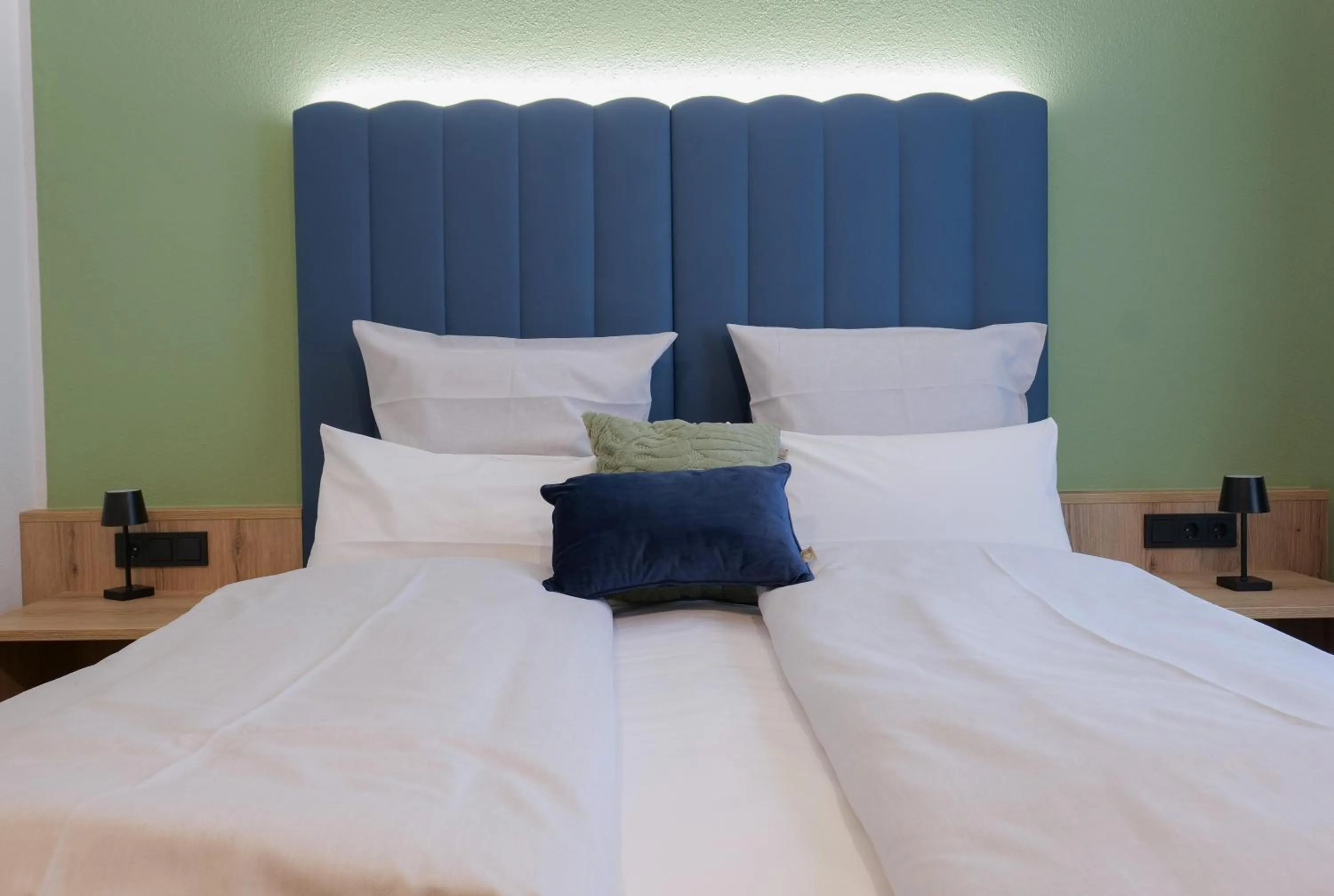 Bed in Reos Hotel Isny