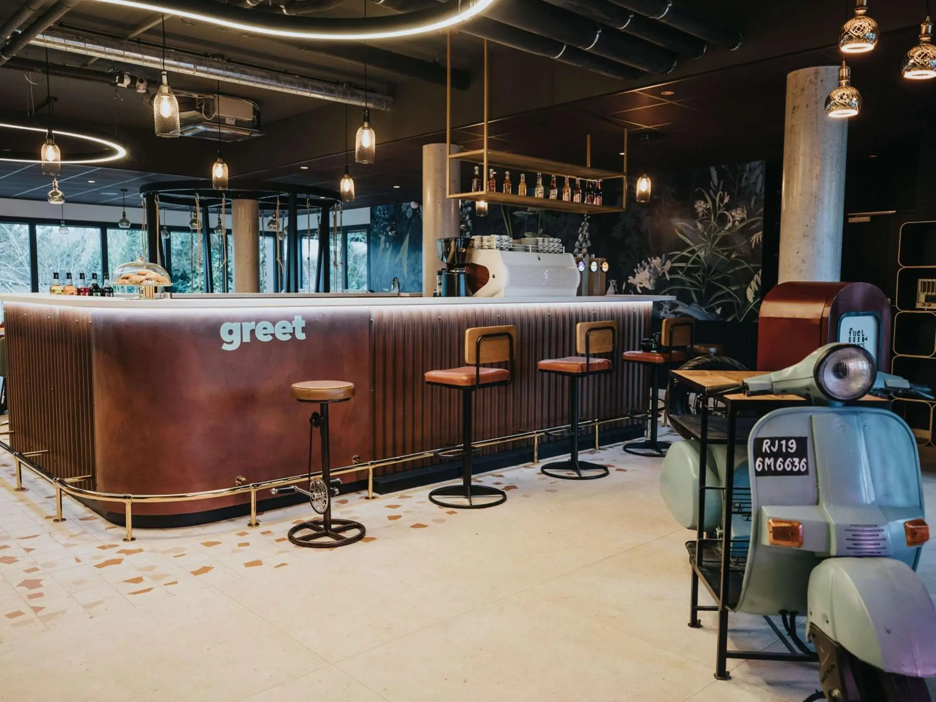 Lounge or bar in Greet Hotel Brest Aéroport Lounge or bar in Greet Hotel Brest Aéroport