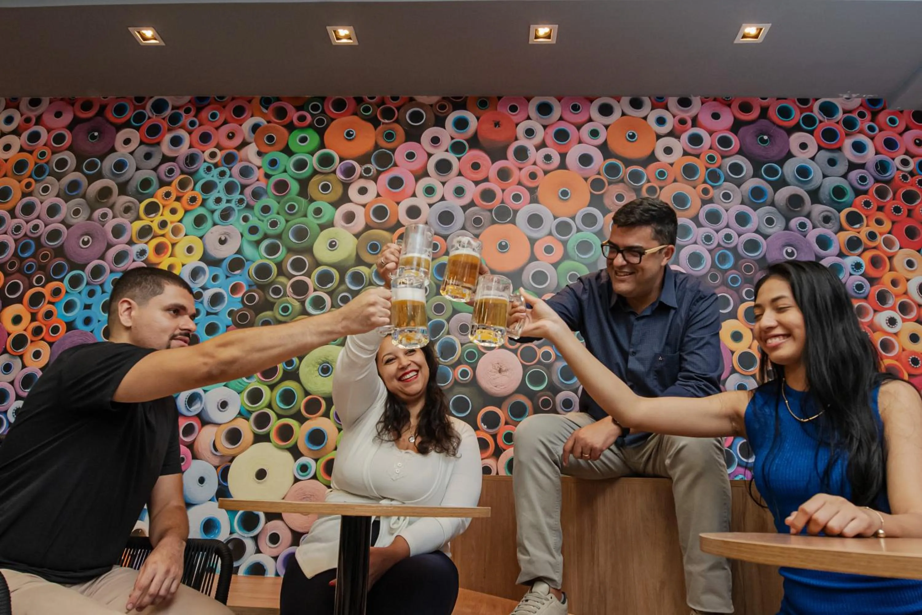 Lounge or bar in ibis Styles Goiânia Shopping Estação