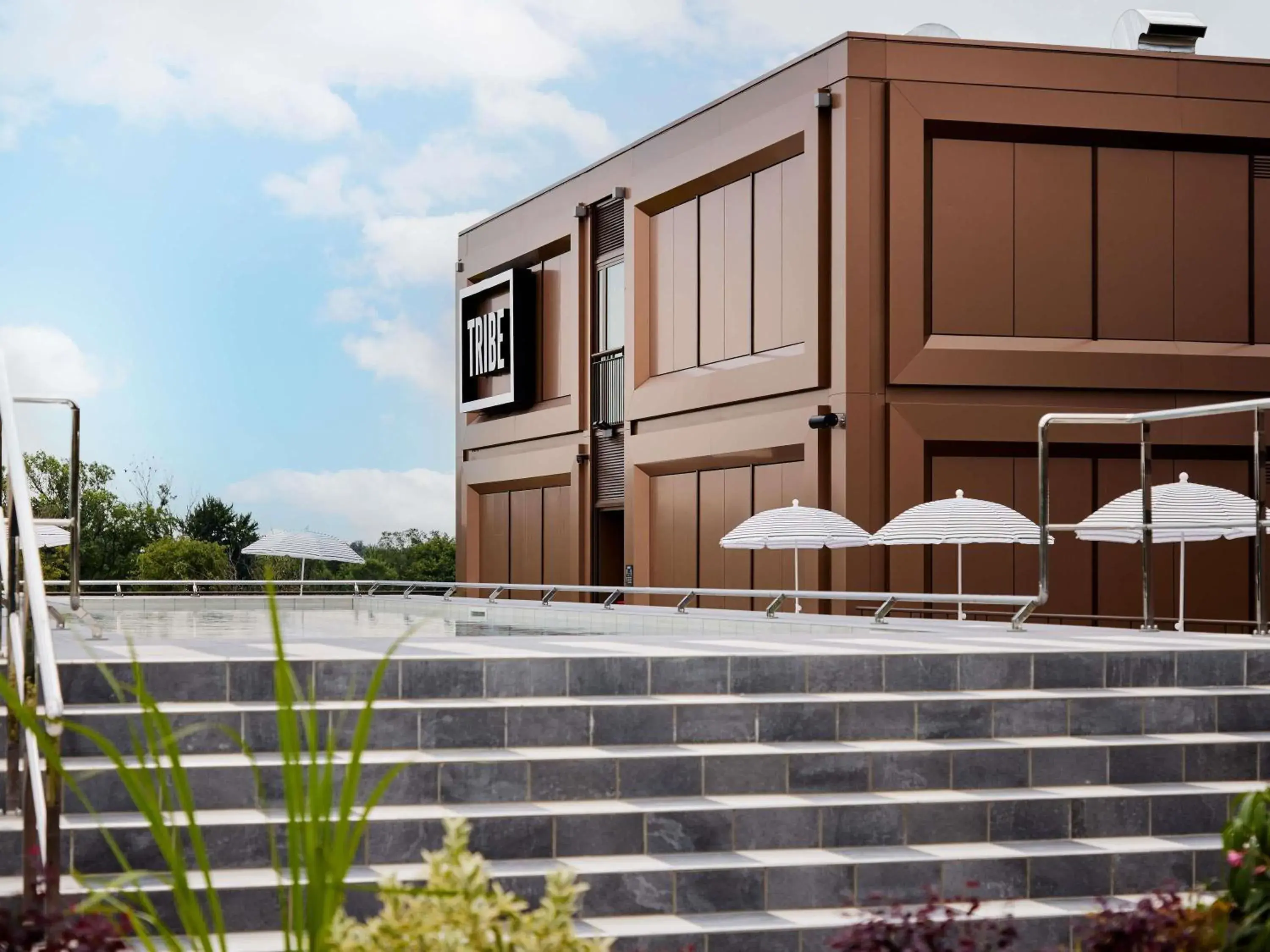 Pool view in TRIBE Milano Malpensa Pool view in TRIBE Milano Malpensa